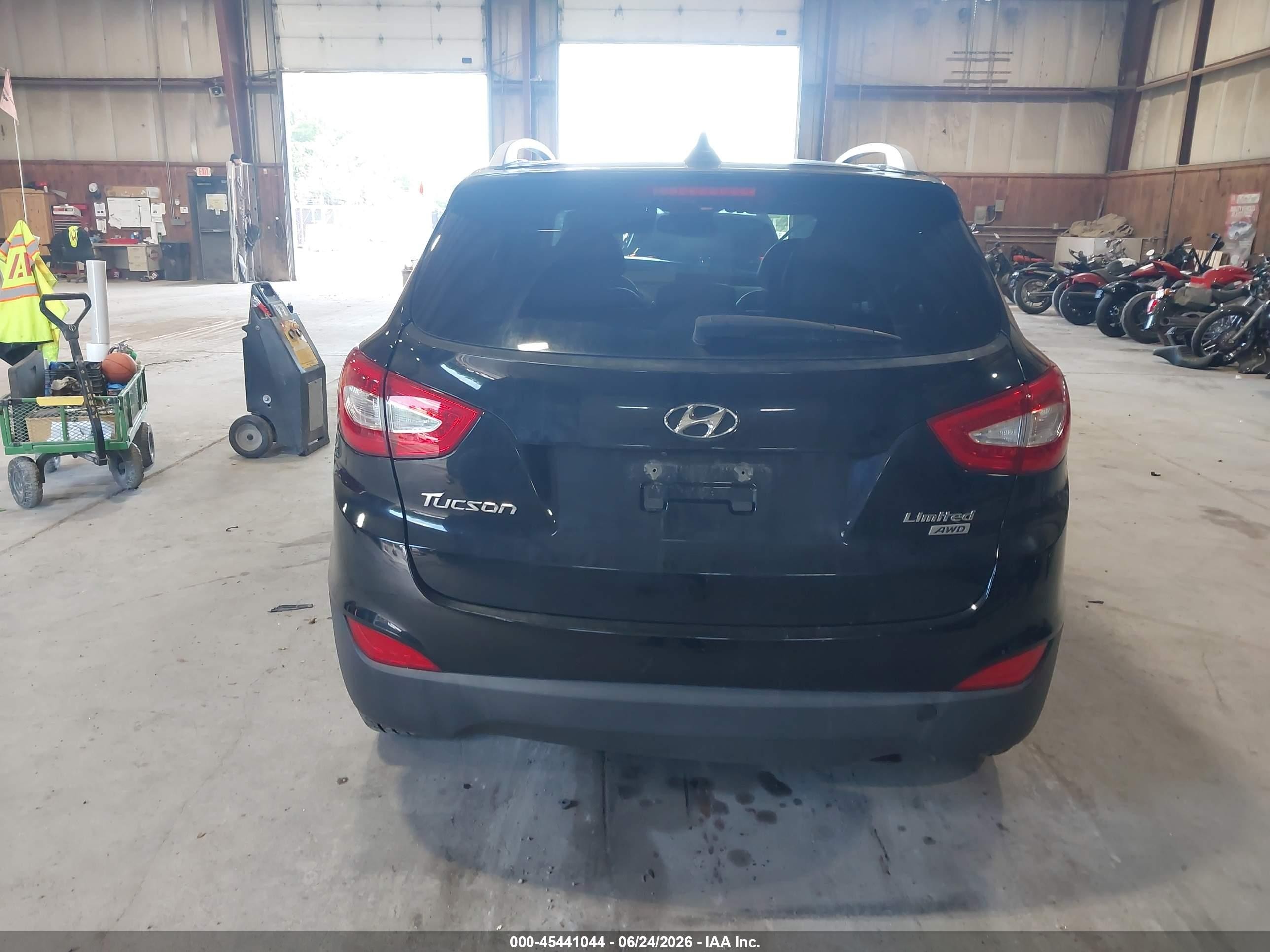 2015 Hyundai Tucson Limited Black vin: KM8JUCAG7FU069478