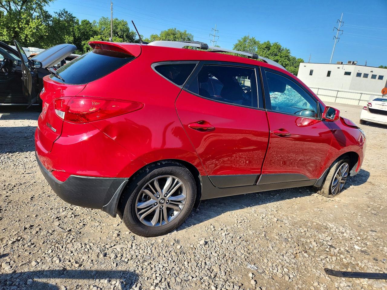 2015 Hyundai Tucson Se Red vin: KM8JUCAG7FU983746