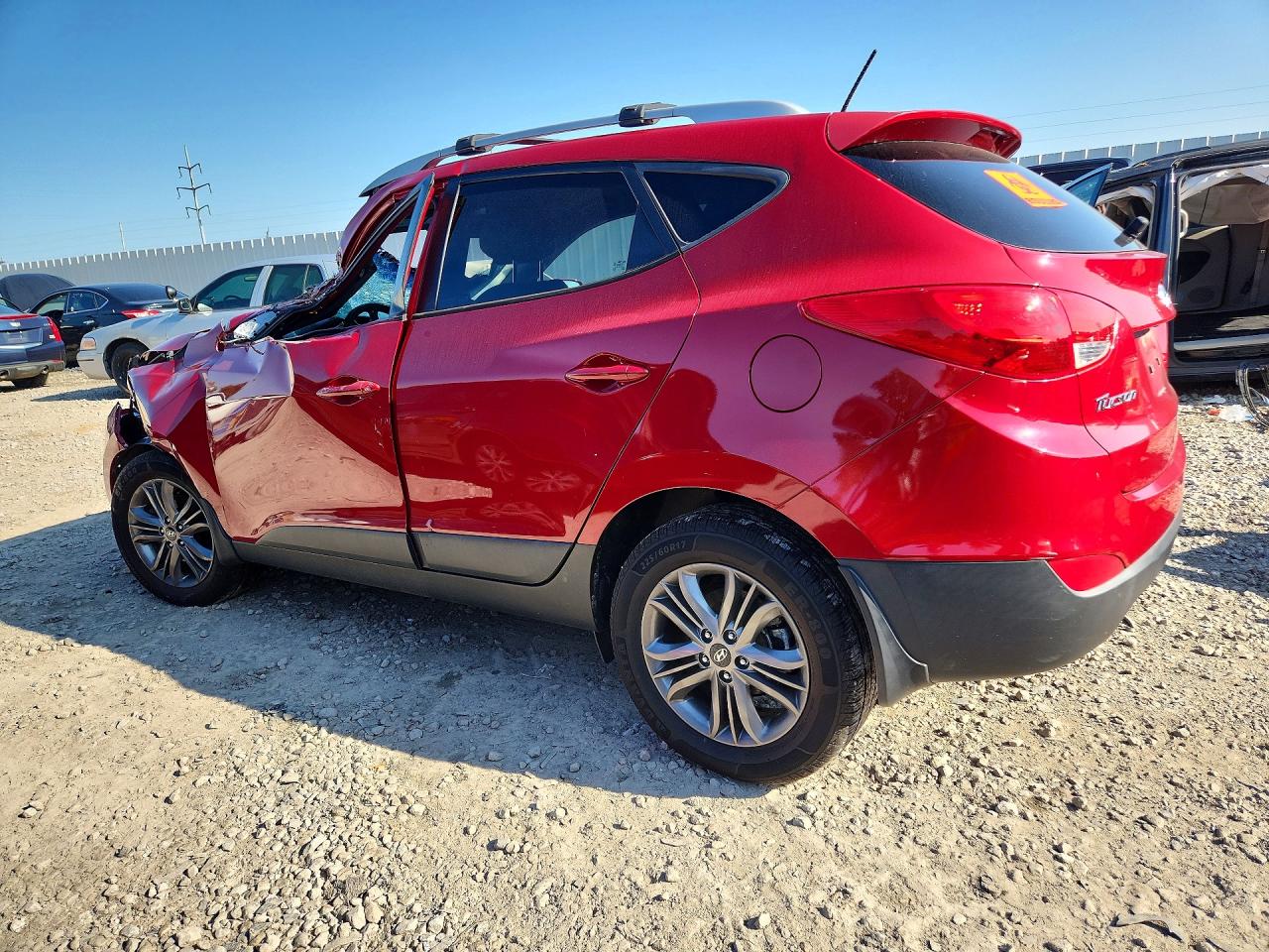 2015 Hyundai Tucson Se Red vin: KM8JUCAG7FU983746