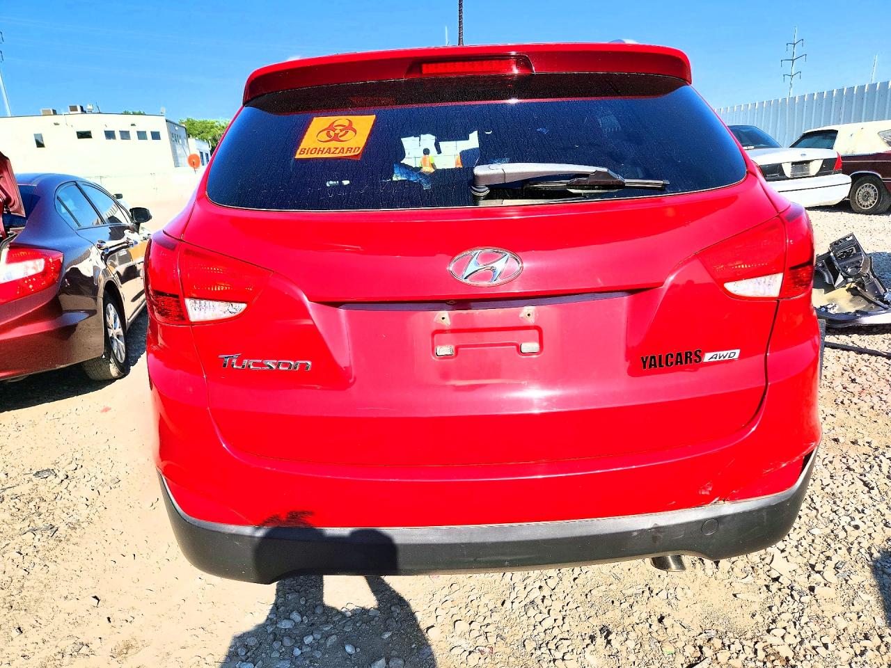 2015 Hyundai Tucson Se Red vin: KM8JUCAG7FU983746