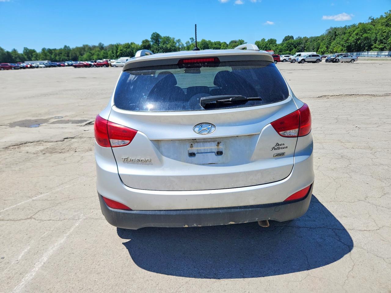 2014 Hyundai Tucson Se Silver vin: KM8JUCAG8EU807268