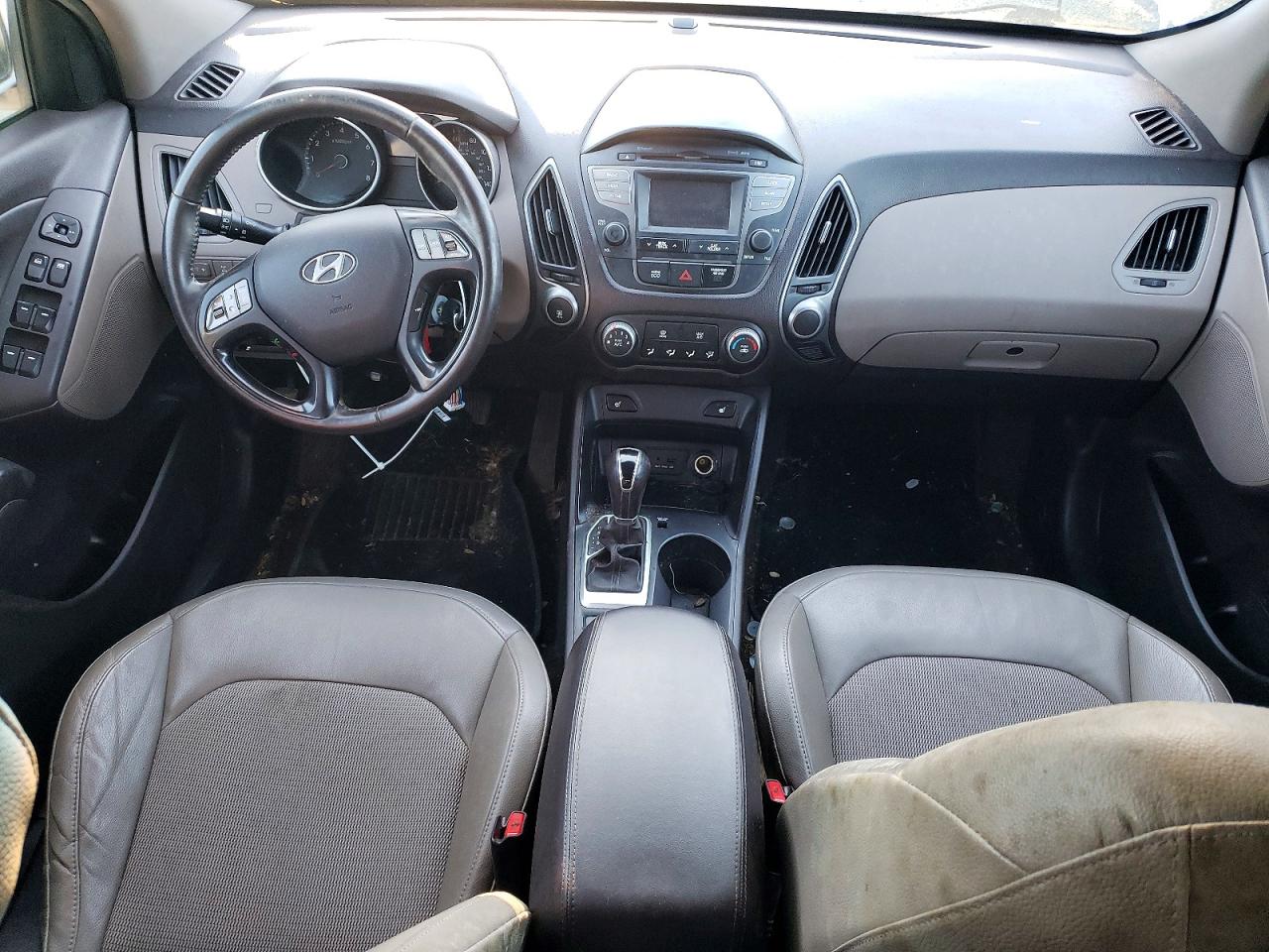 2014 Hyundai Tucson Se White vin: KM8JUCAG8EU914756