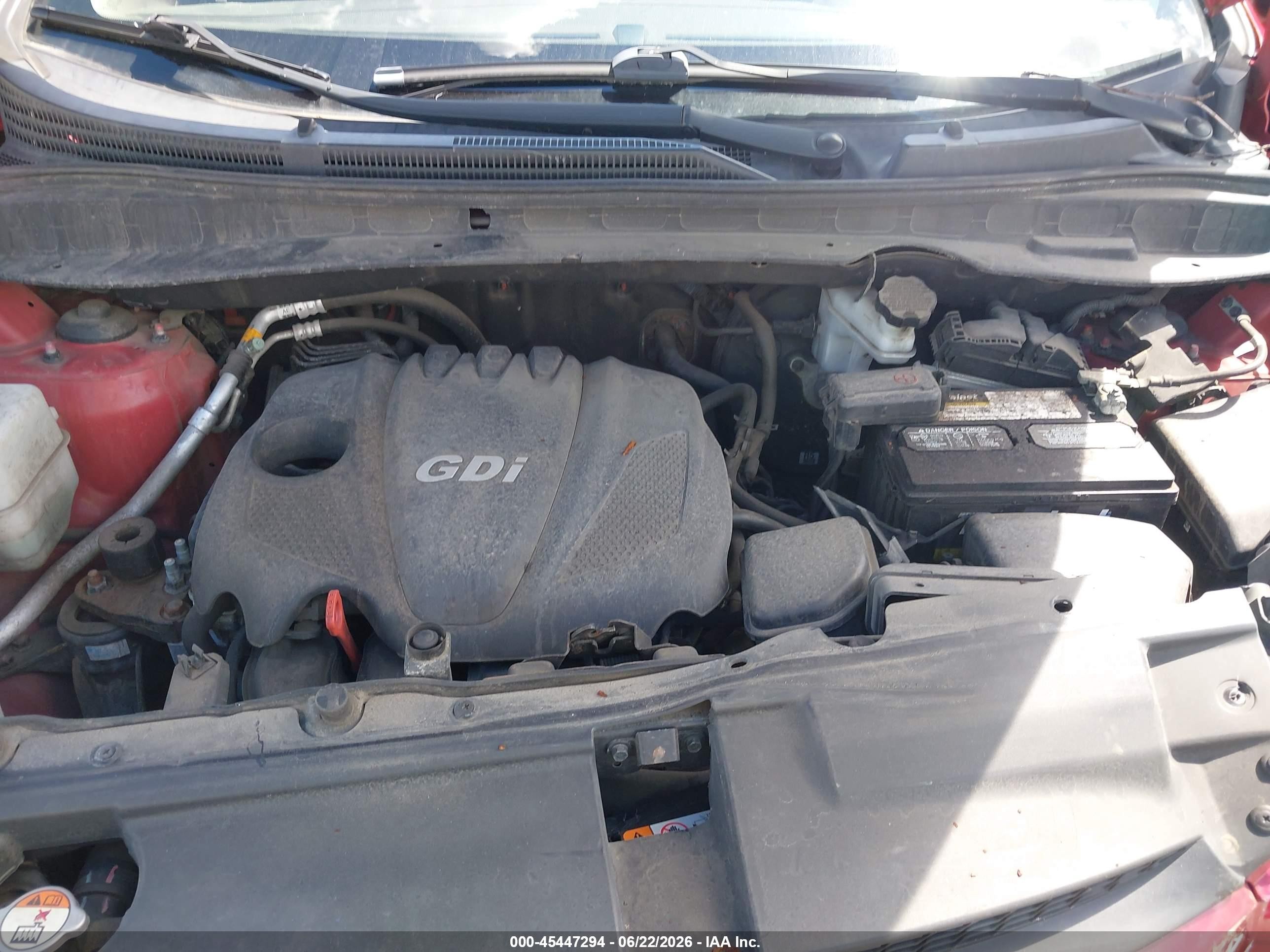 2014 Hyundai Tucson Se Красный vin: KM8JUCAG8EU915616