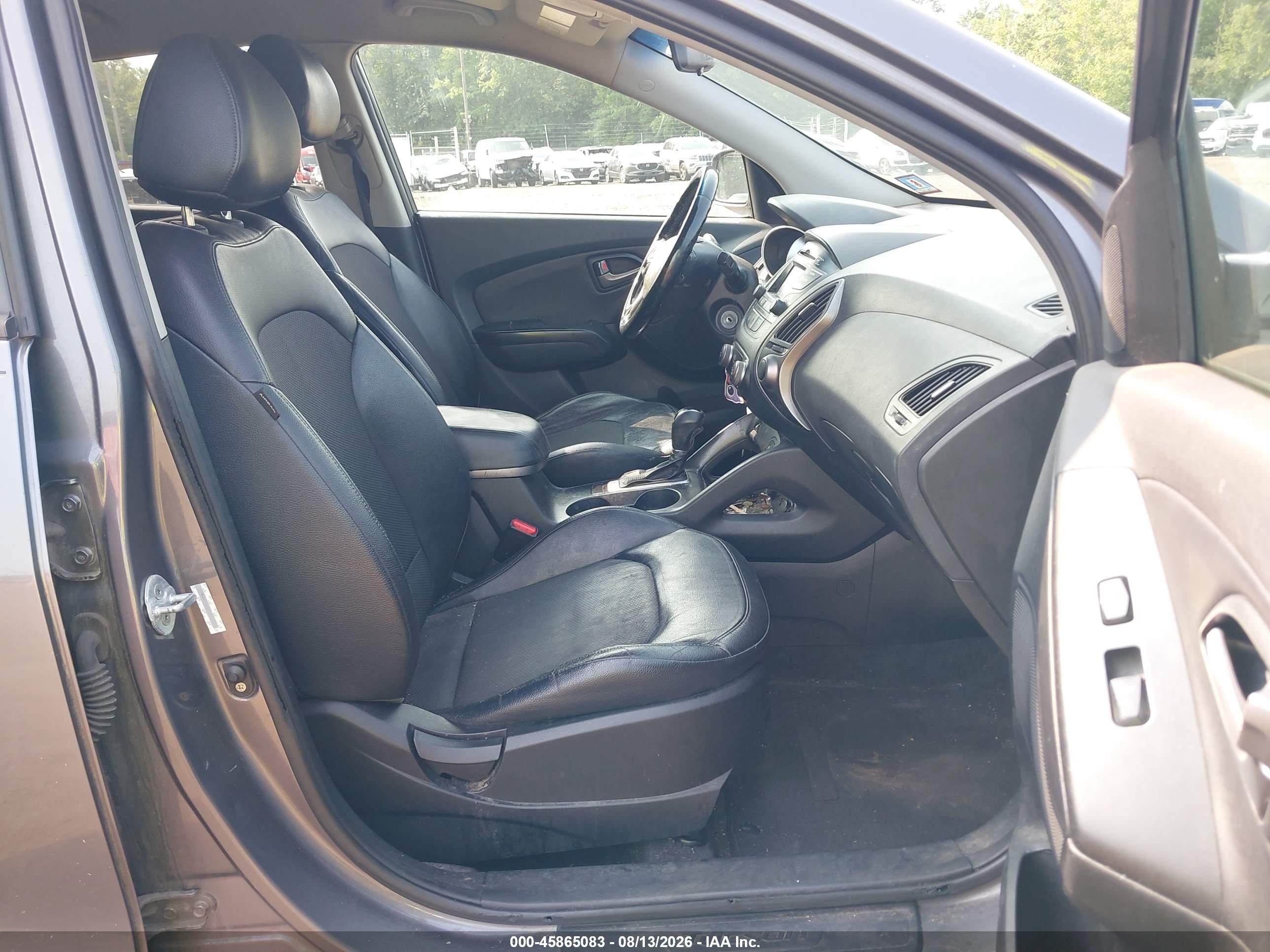2014 Hyundai Tucson Se Серый vin: KM8JUCAG8EU927085