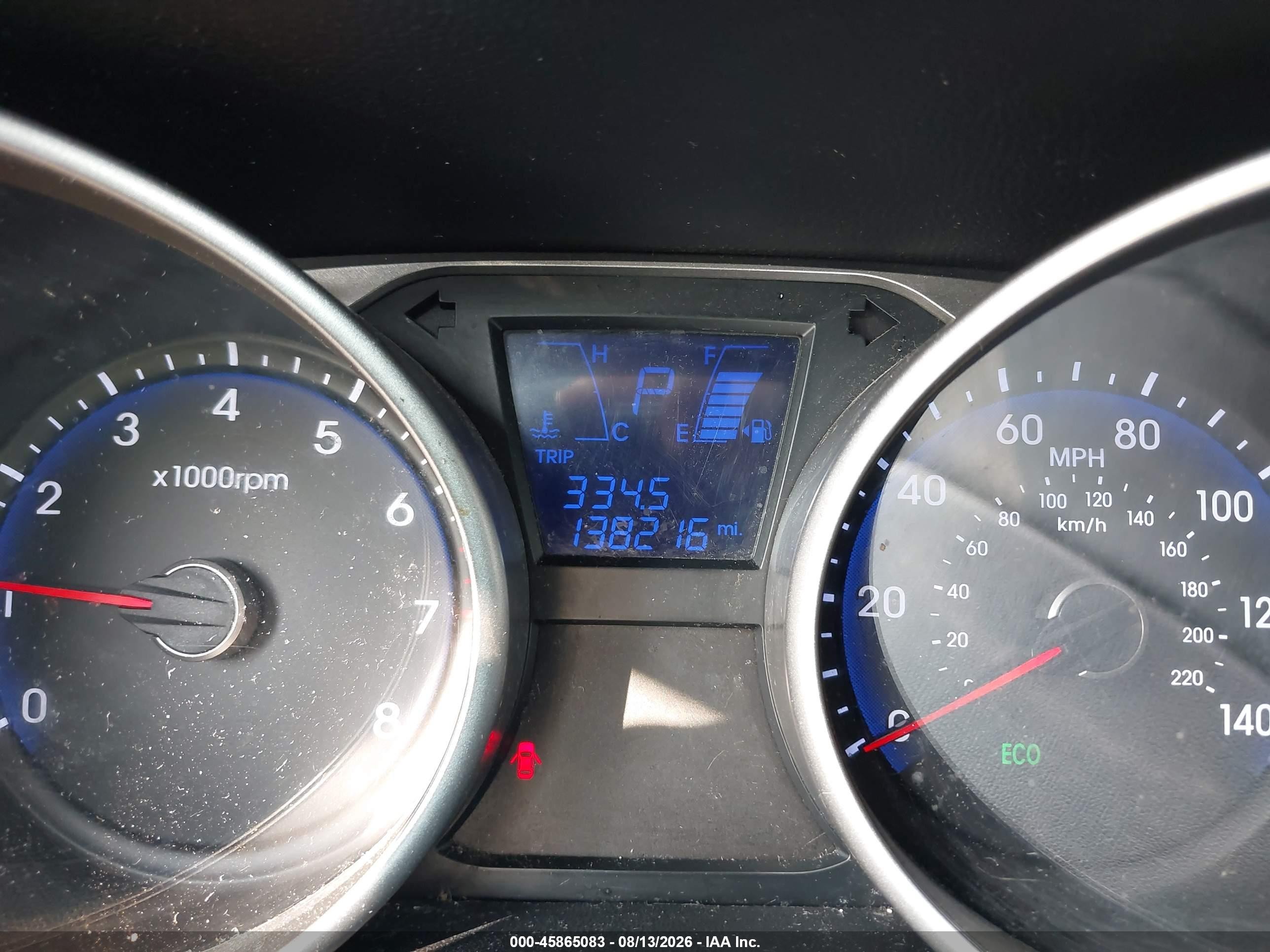 2014 Hyundai Tucson Se Серый vin: KM8JUCAG8EU927085