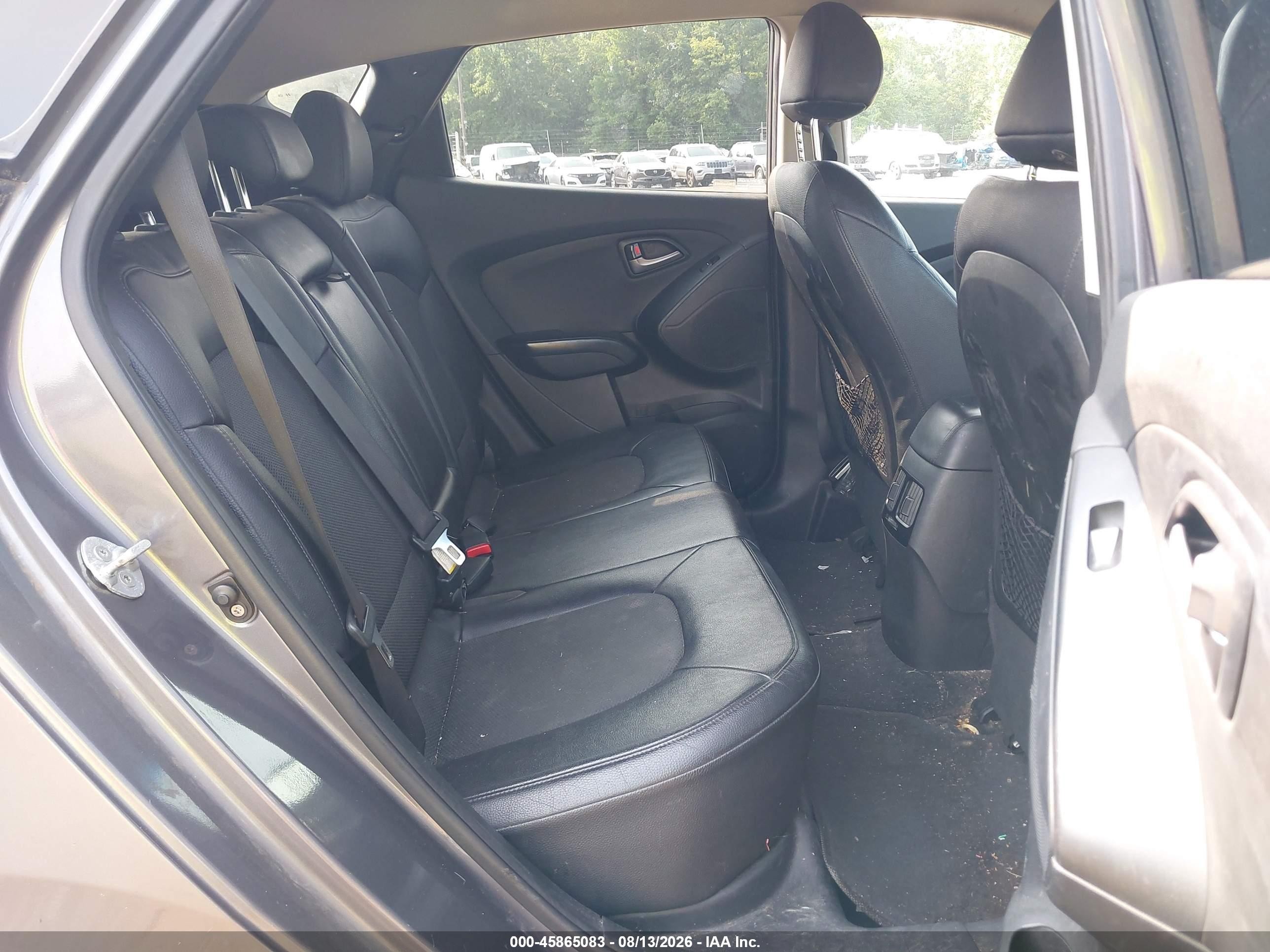 2014 Hyundai Tucson Se Серый vin: KM8JUCAG8EU927085
