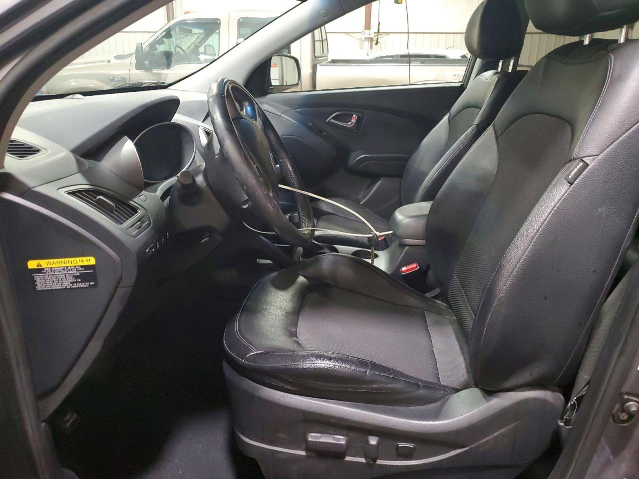2014 Hyundai Tucson Se Gray vin: KM8JUCAG8EU933100