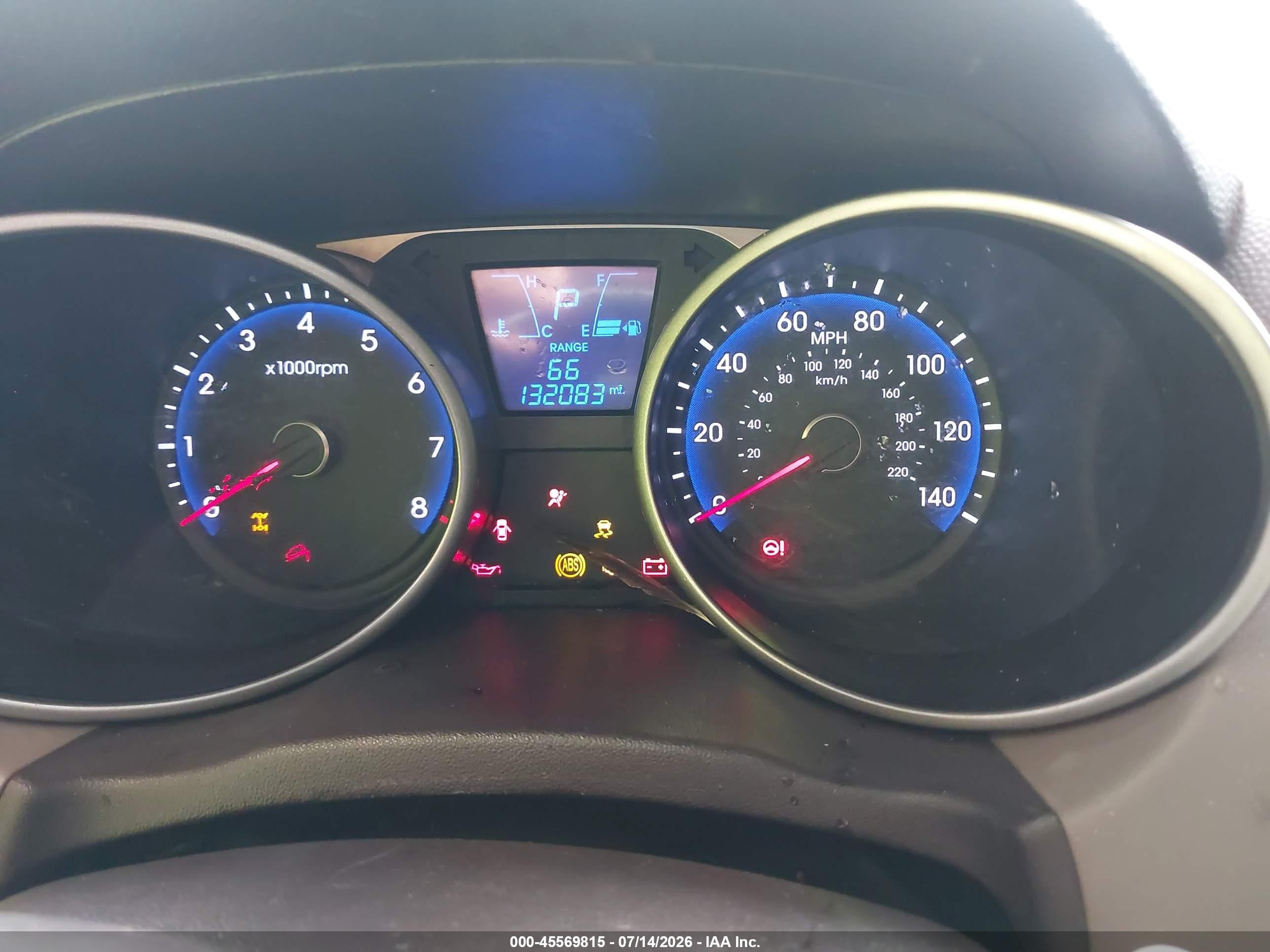 2014 Hyundai Tucson Se Silver vin: KM8JUCAG8EU944646