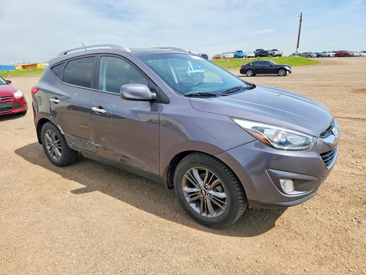 2015 Hyundai Tucson Gray vin: KM8JUCAG8FU031452
