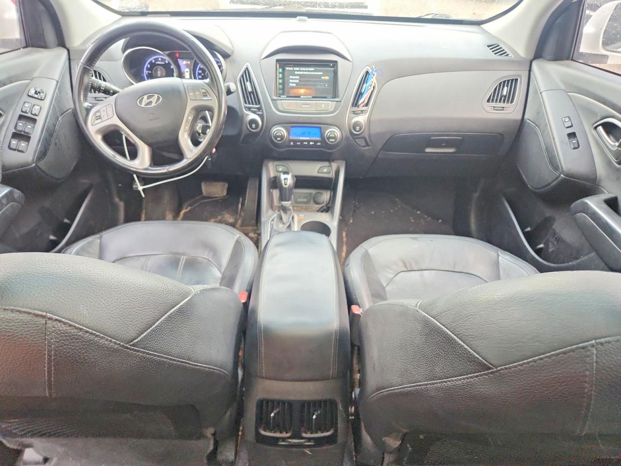 2015 Hyundai Tucson Se White vin: KM8JUCAG8FU055458