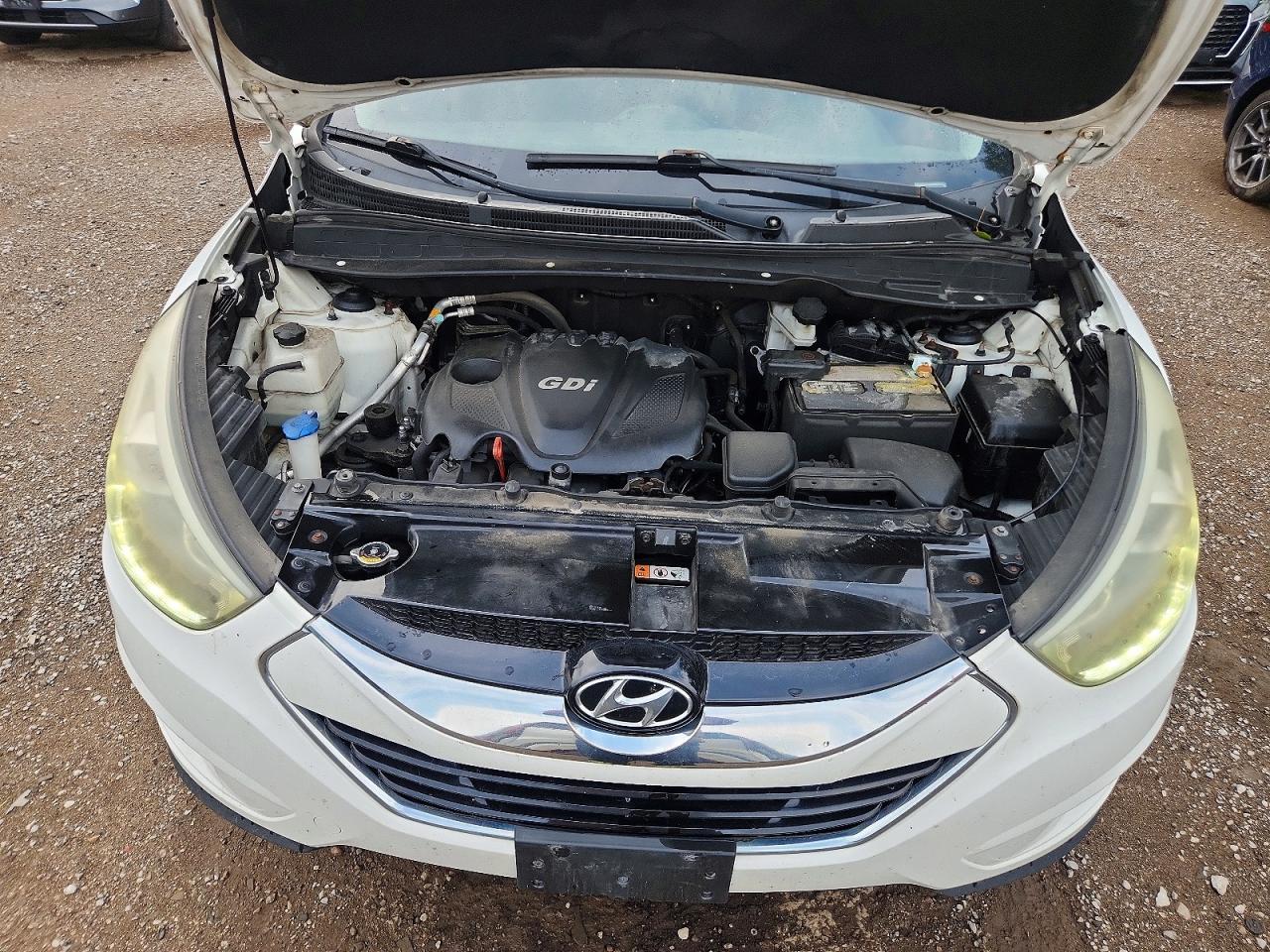2015 Hyundai Tucson Se White vin: KM8JUCAG8FU055458