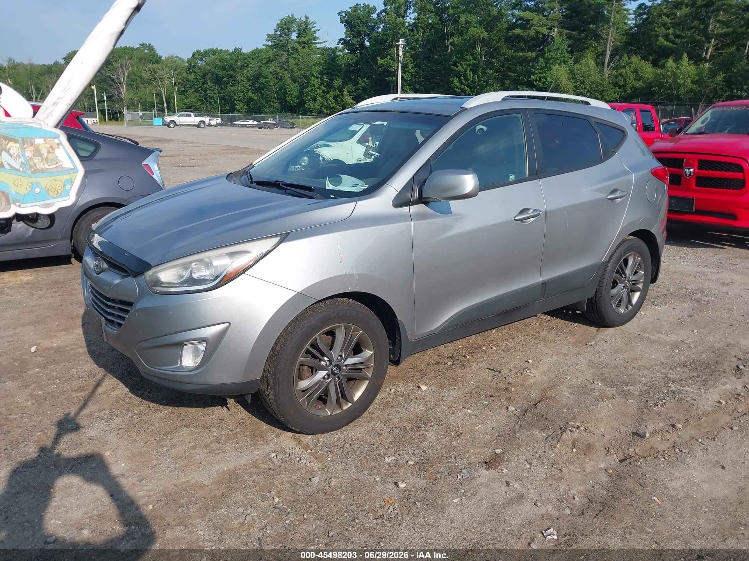 2015 Hyundai Tucson Se Silver vin: KM8JUCAG8FU090971