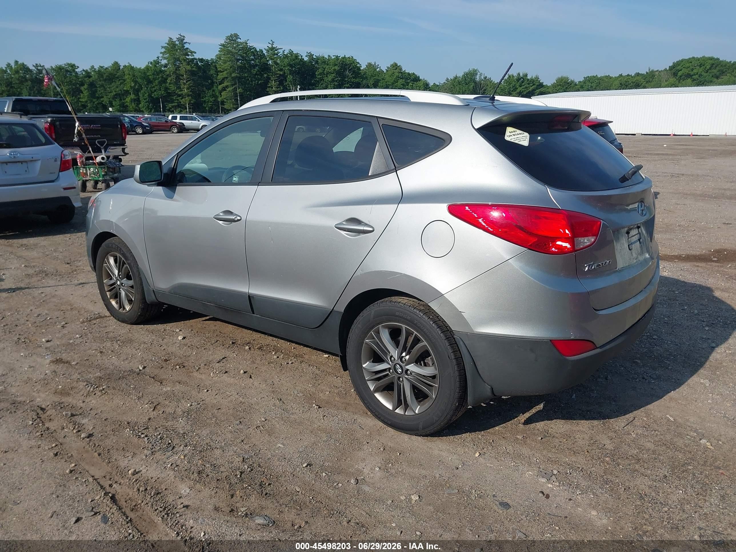 2015 Hyundai Tucson Se Silver vin: KM8JUCAG8FU090971