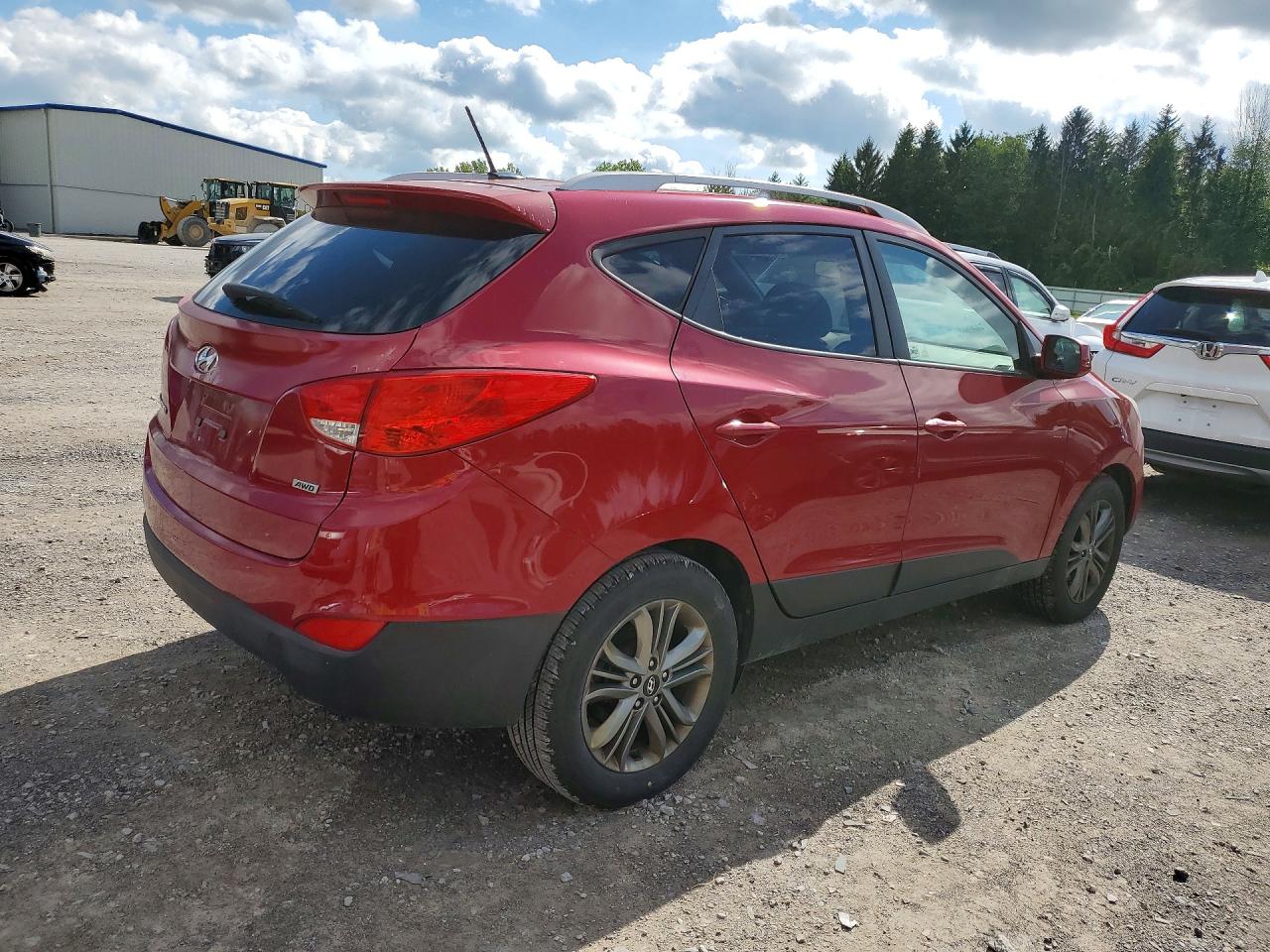 2015 Hyundai Tucson Se Red vin: KM8JUCAG8FU099668