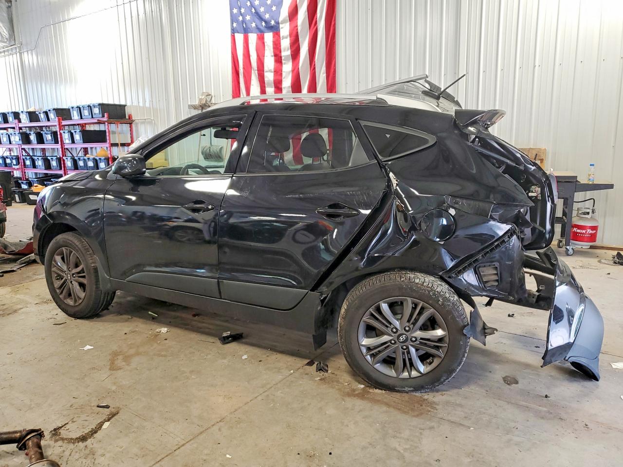 2015 Hyundai Tucson Se Black vin: KM8JUCAG8FU957088