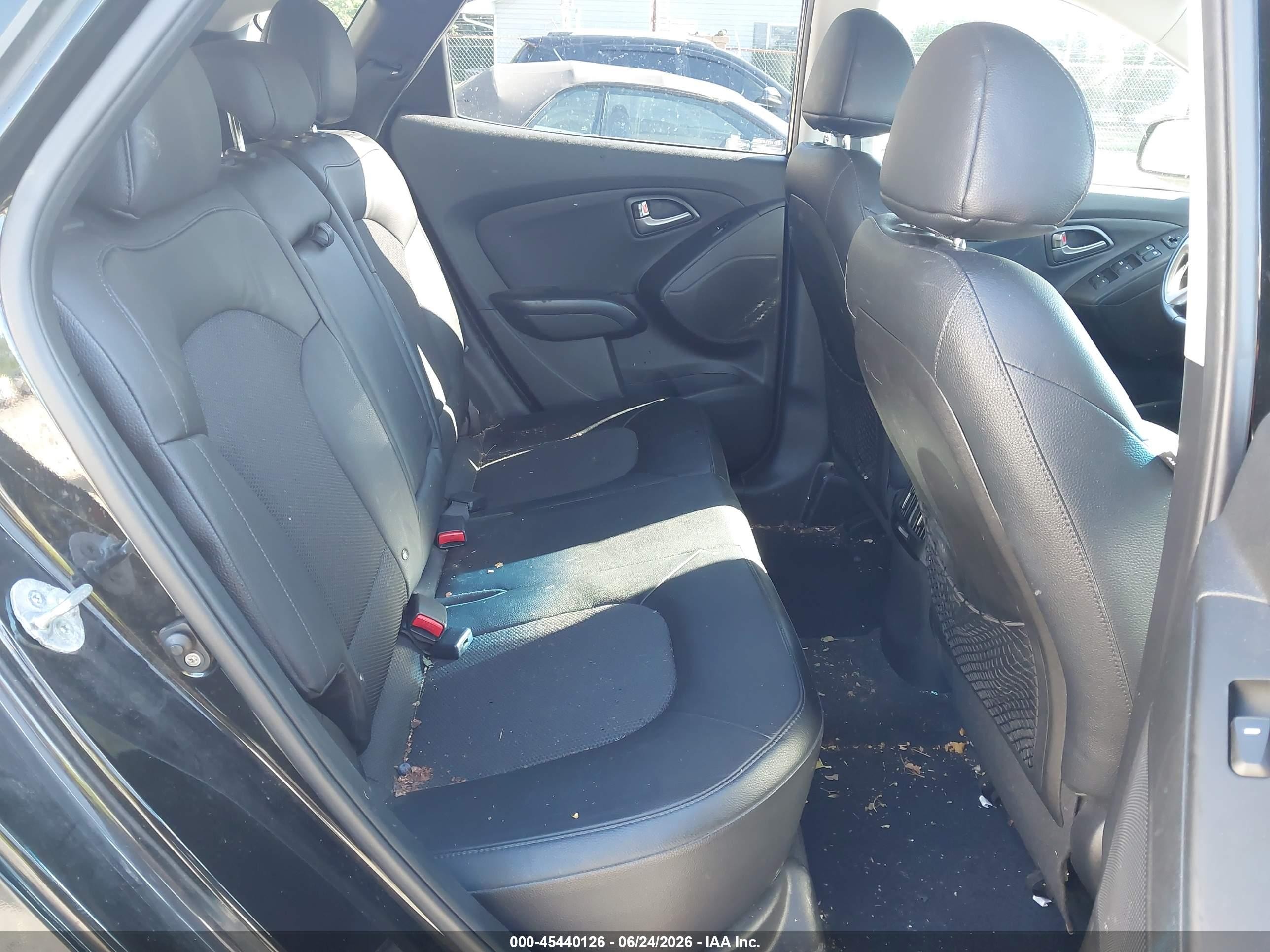 2015 Hyundai Tucson Se Black vin: KM8JUCAG8FU961609