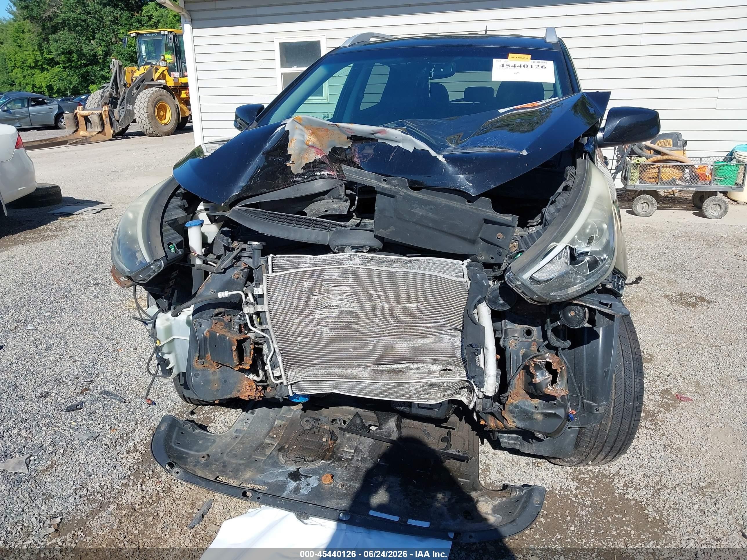 2015 Hyundai Tucson Se Black vin: KM8JUCAG8FU961609