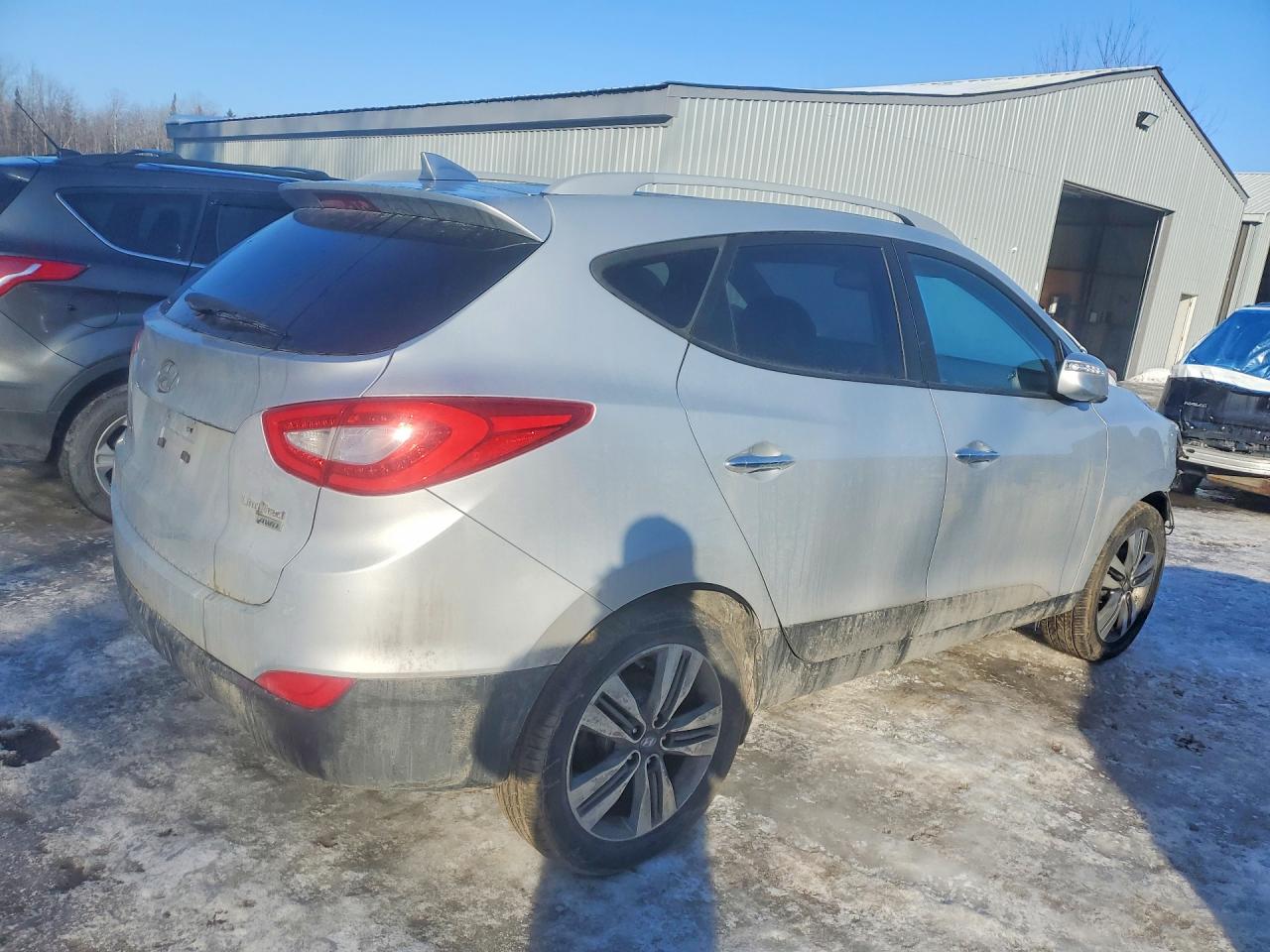 2014 Hyundai Tucson Gls Серебряный vin: KM8JUCAG9EU806551