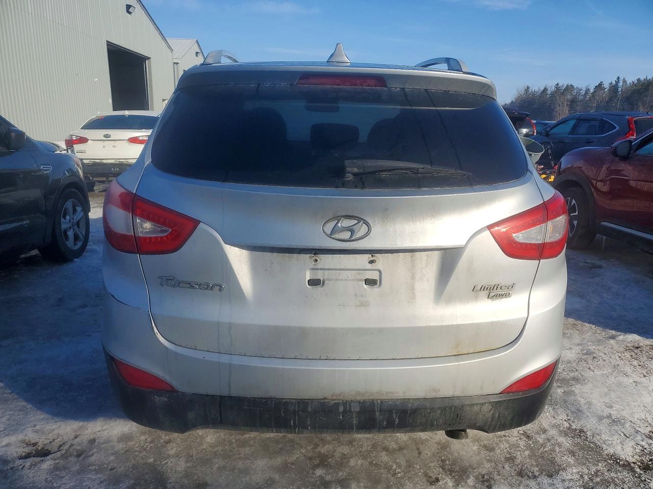 2014 Hyundai Tucson Gls Серебряный vin: KM8JUCAG9EU806551