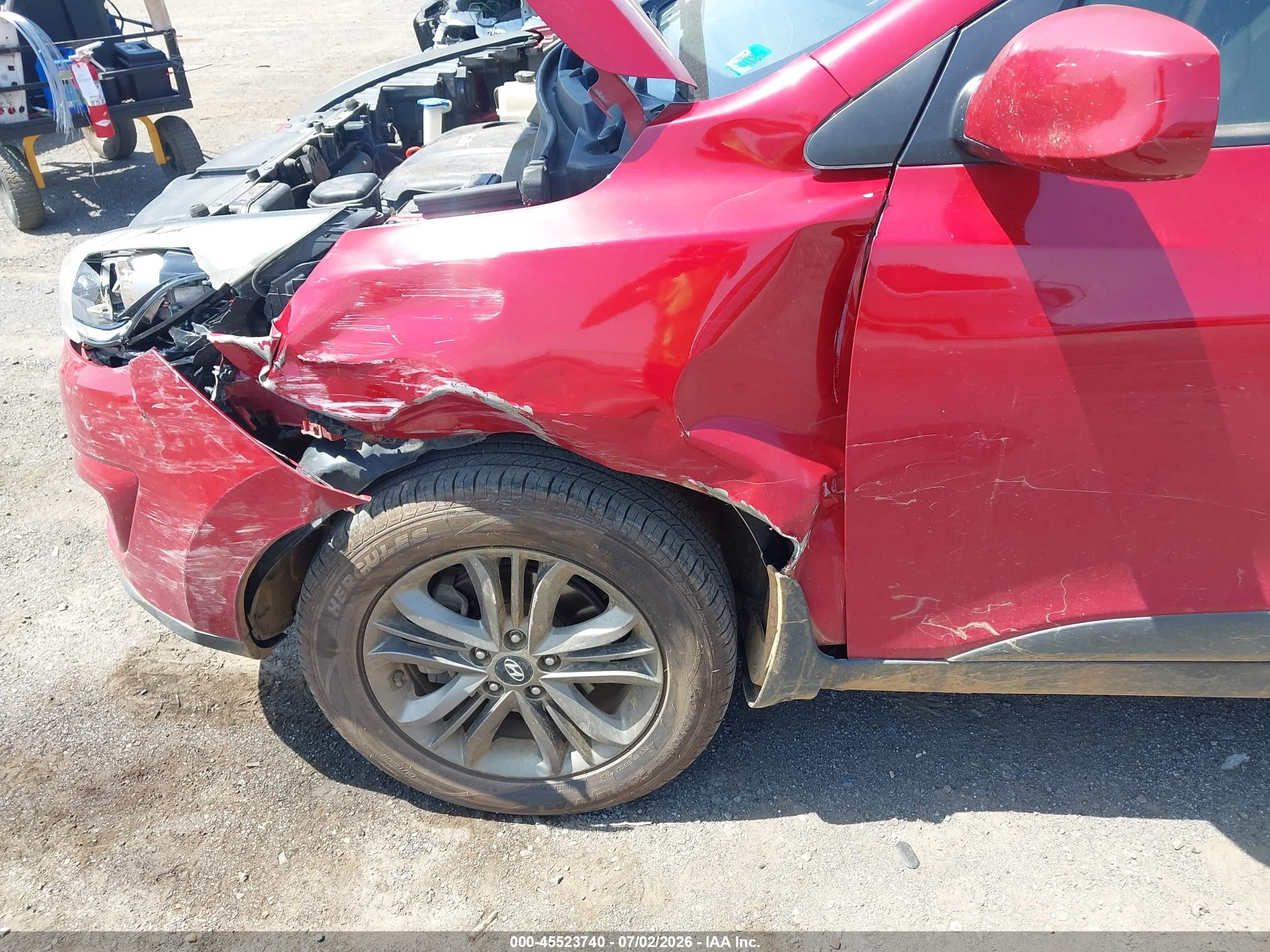 2014 Hyundai Tucson Se Red vin: KM8JUCAG9EU836391