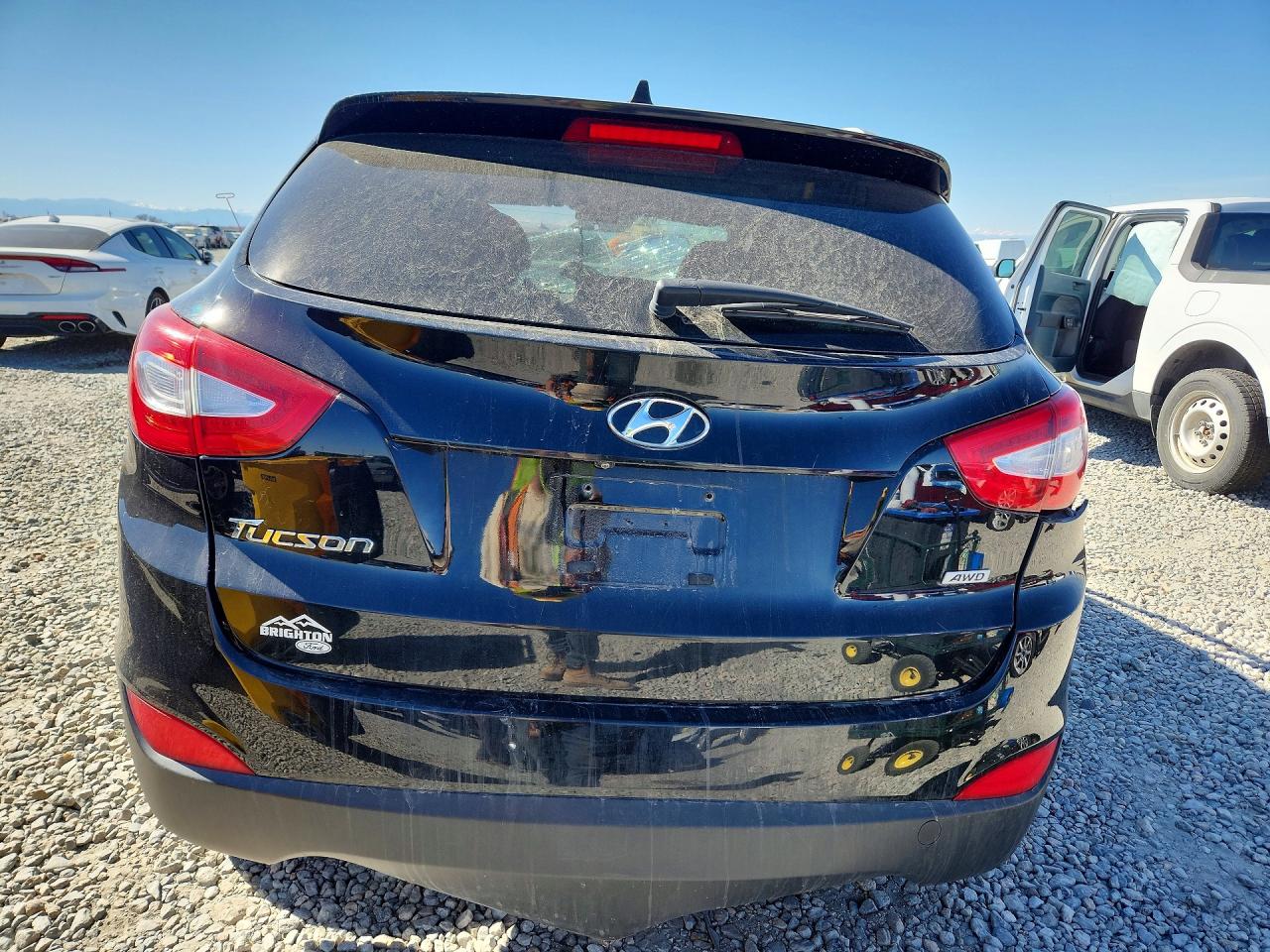 2014 Hyundai Tucson The Walking Dead Edition Black vin: KM8JUCAG9EU941500
