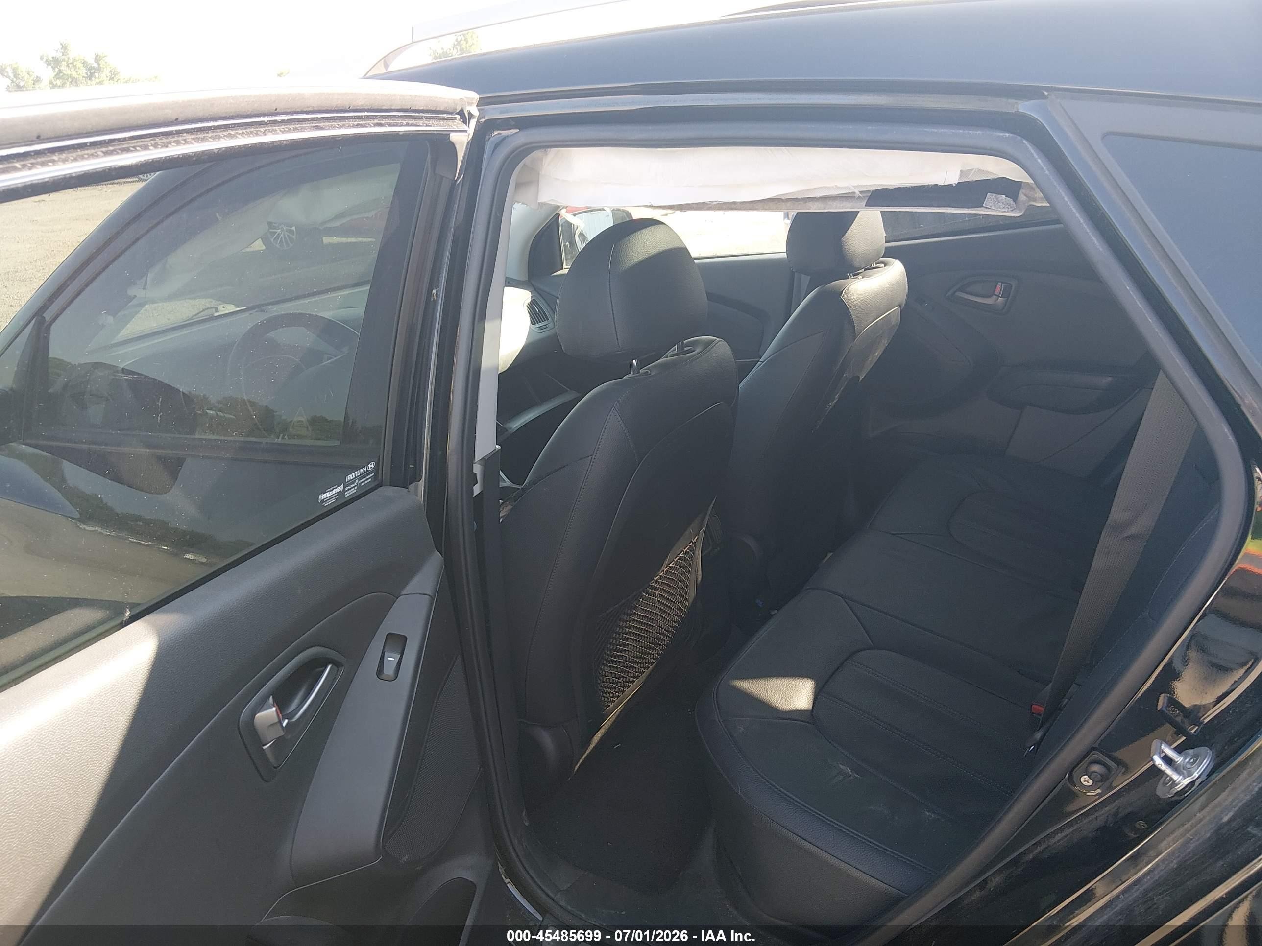 2015 Hyundai Tucson Limited Черный vin: KM8JUCAG9FU068610