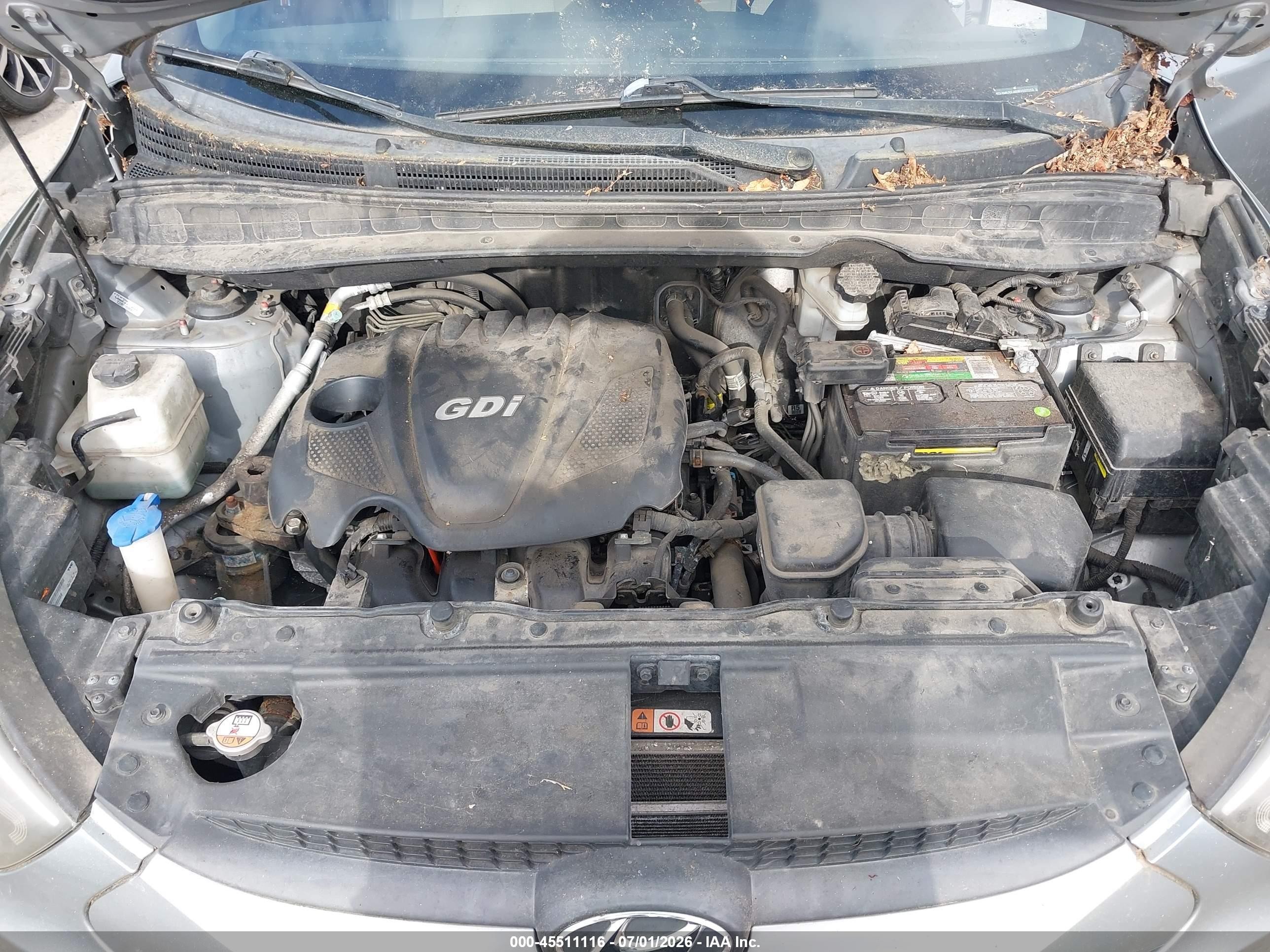2015 Hyundai Tucson Se Gray vin: KM8JUCAG9FU107213