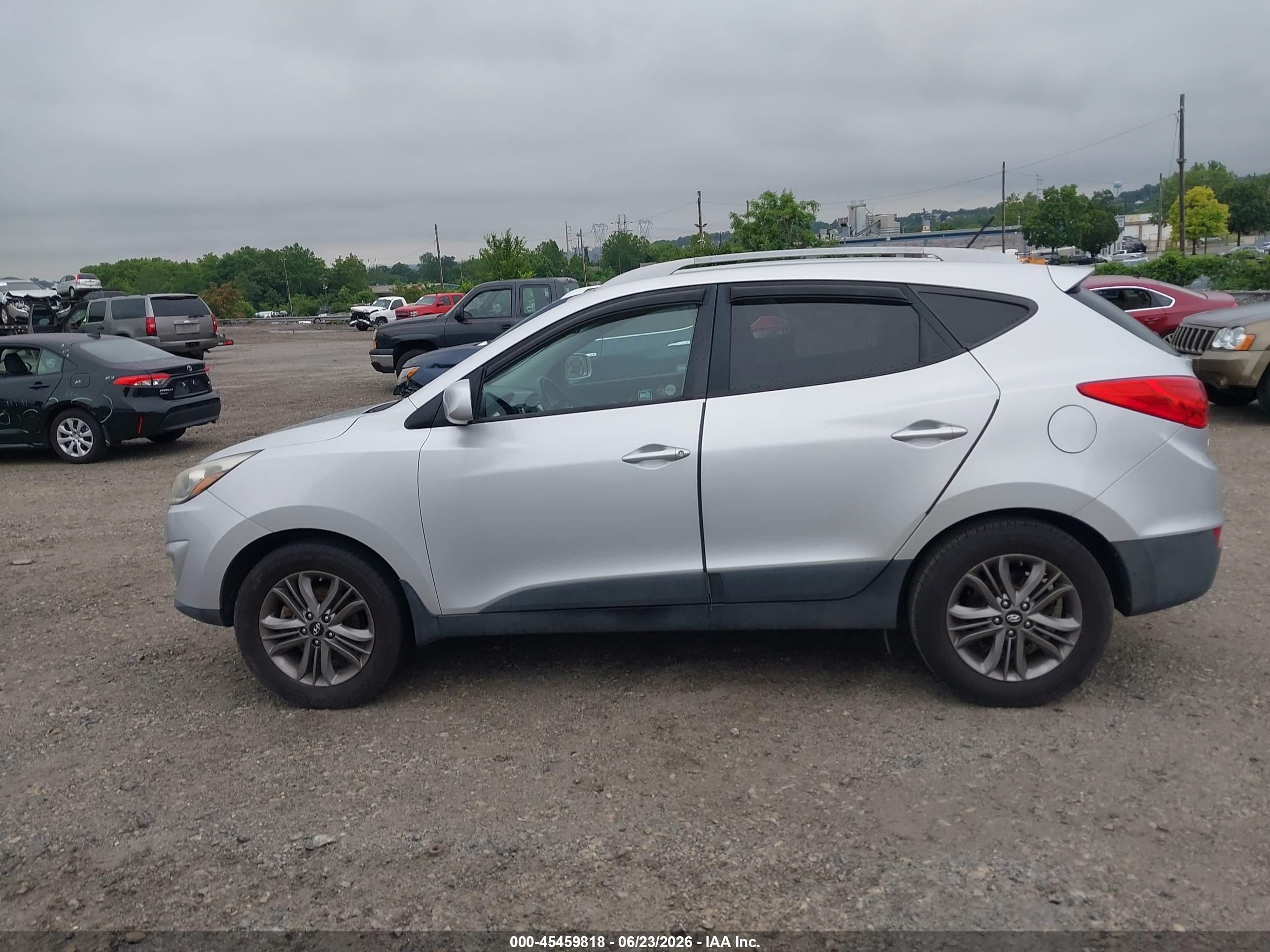 2015 Hyundai Tucson Se Silver vin: KM8JUCAG9FU972926