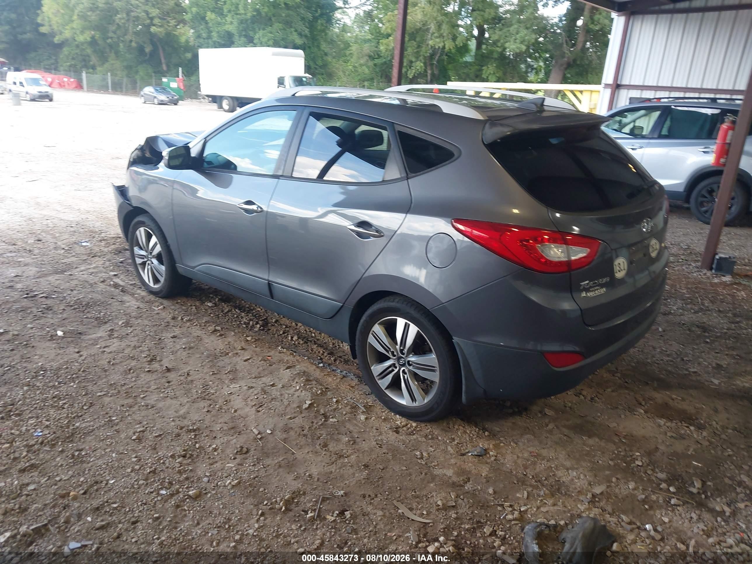 2015 Hyundai Tucson Limited Gray vin: KM8JUCAG9FU980184