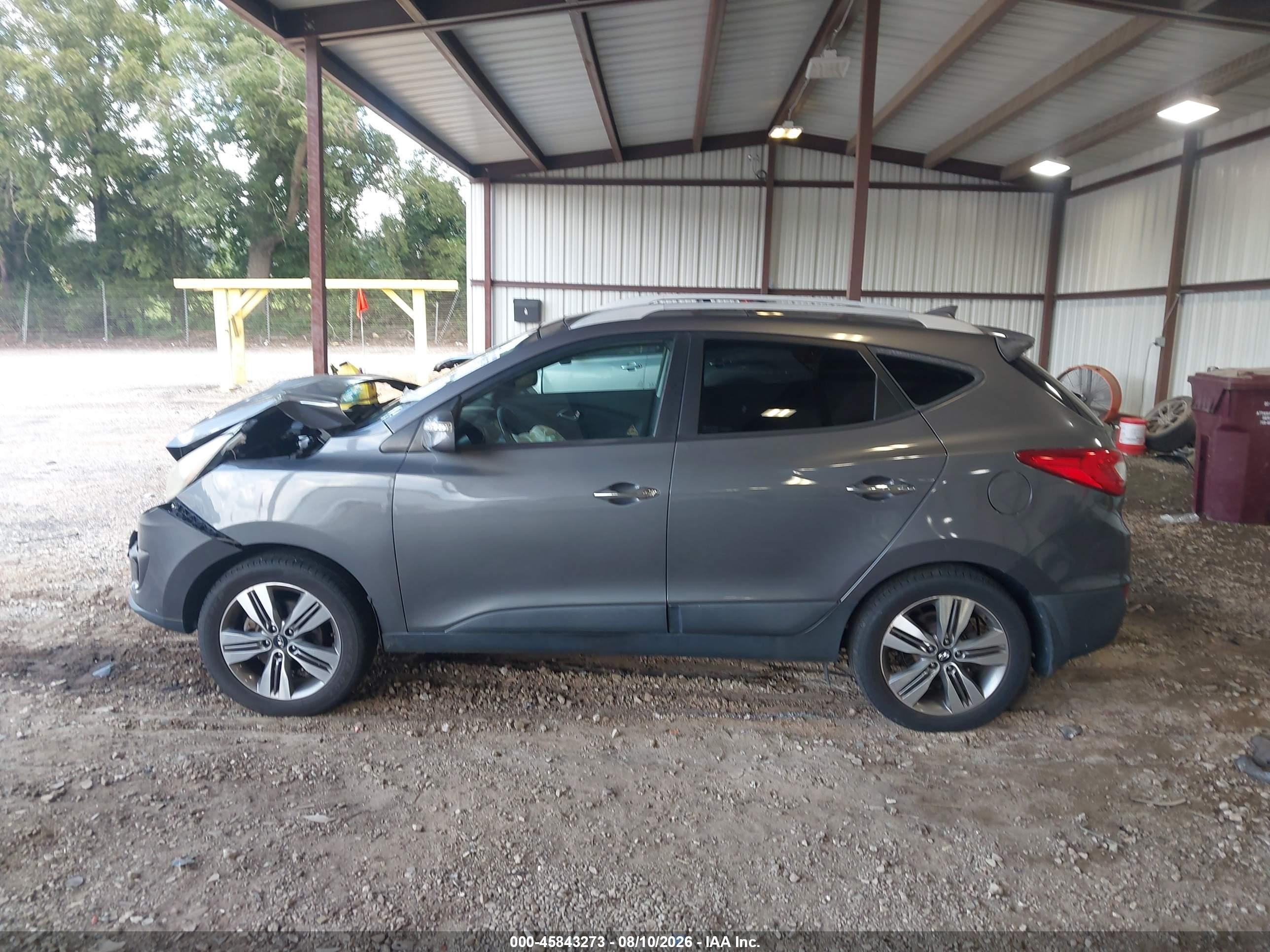 2015 Hyundai Tucson Limited Gray vin: KM8JUCAG9FU980184