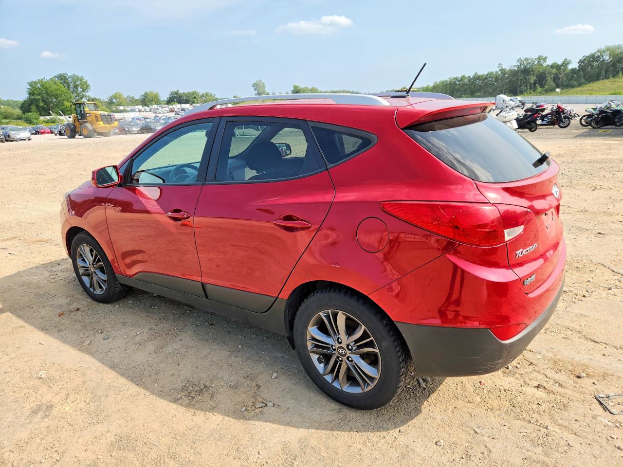 2015 Hyundai Tucson Se Red vin: KM8JUCAGXFU107298