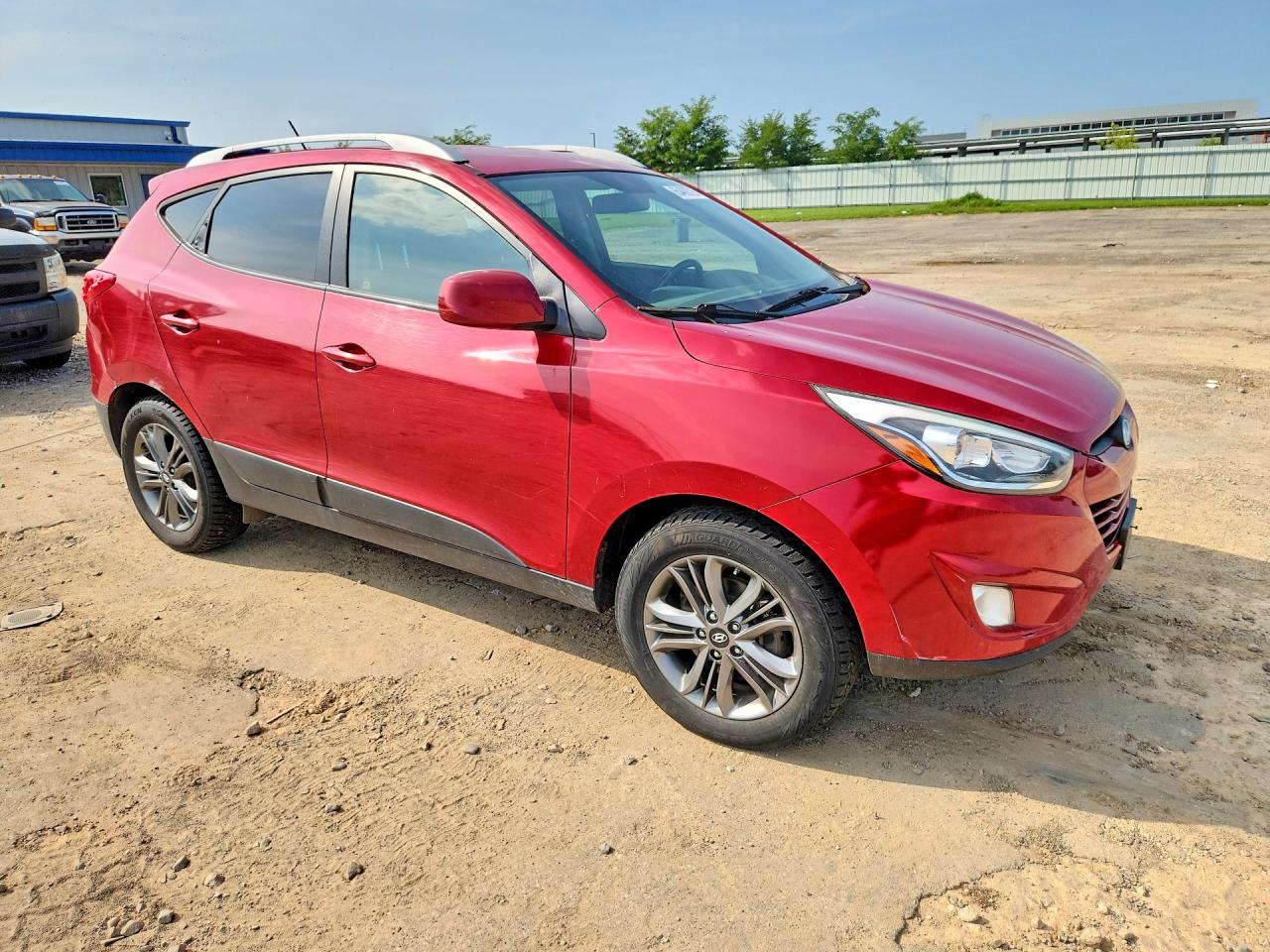 2015 Hyundai Tucson Se Red vin: KM8JUCAGXFU107298