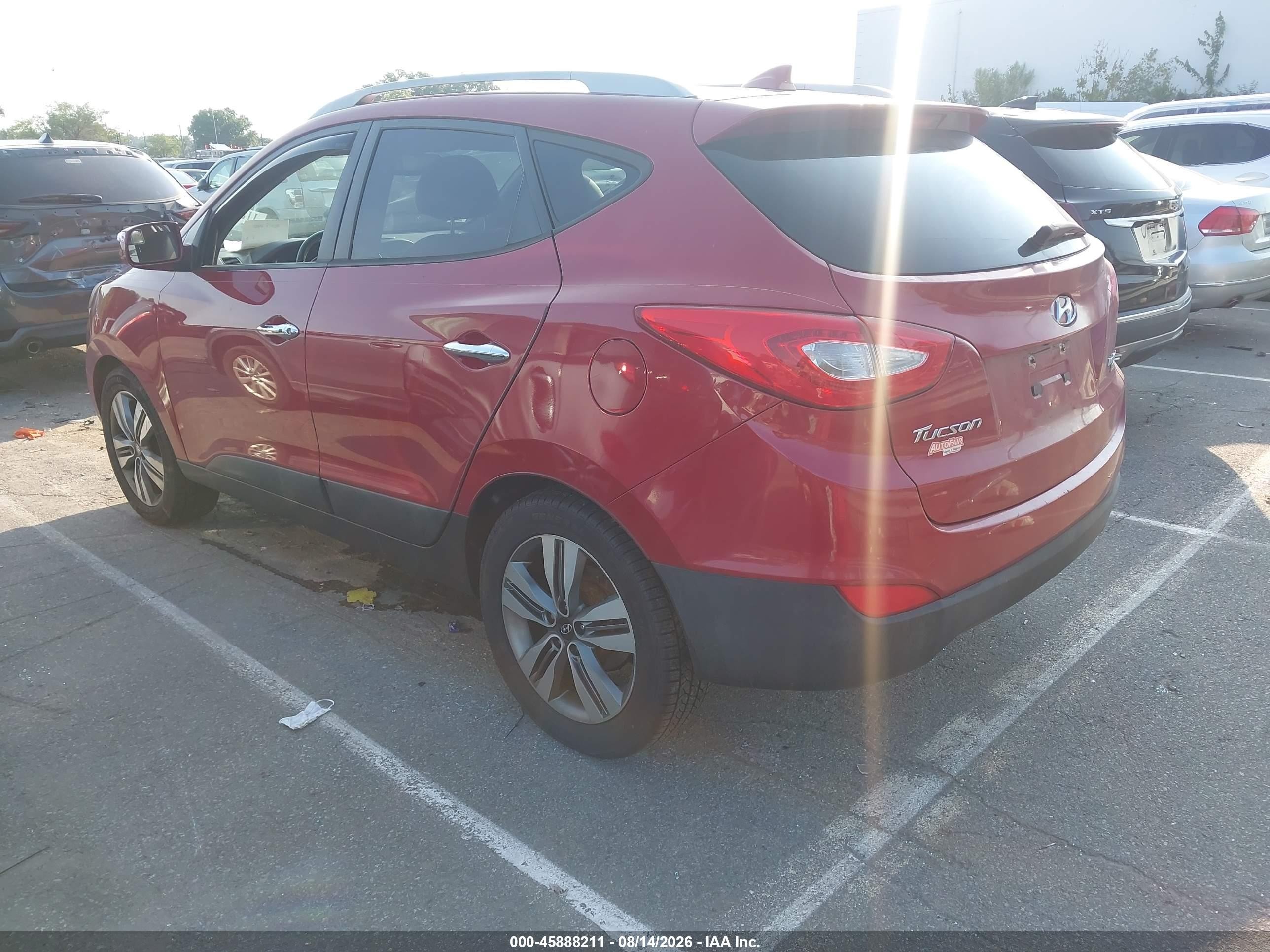 2015 Hyundai Tucson Limited Red vin: KM8JUCAGXFU110900