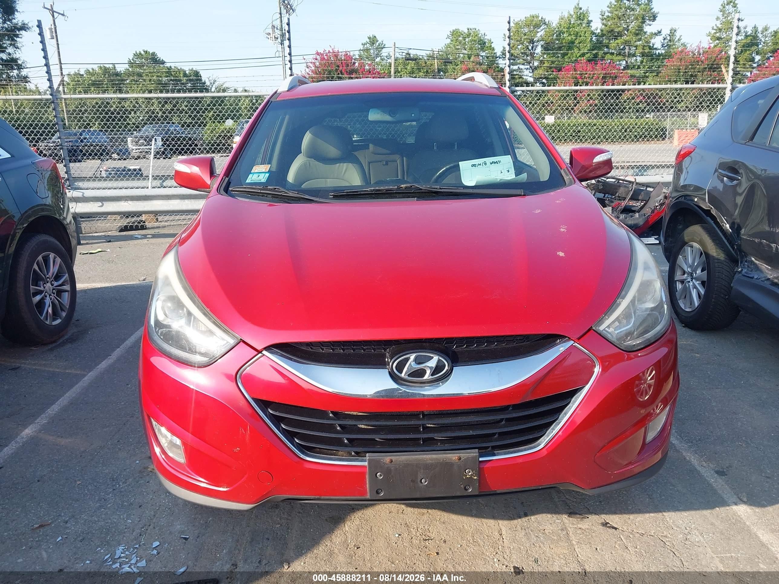 2015 Hyundai Tucson Limited Red vin: KM8JUCAGXFU110900