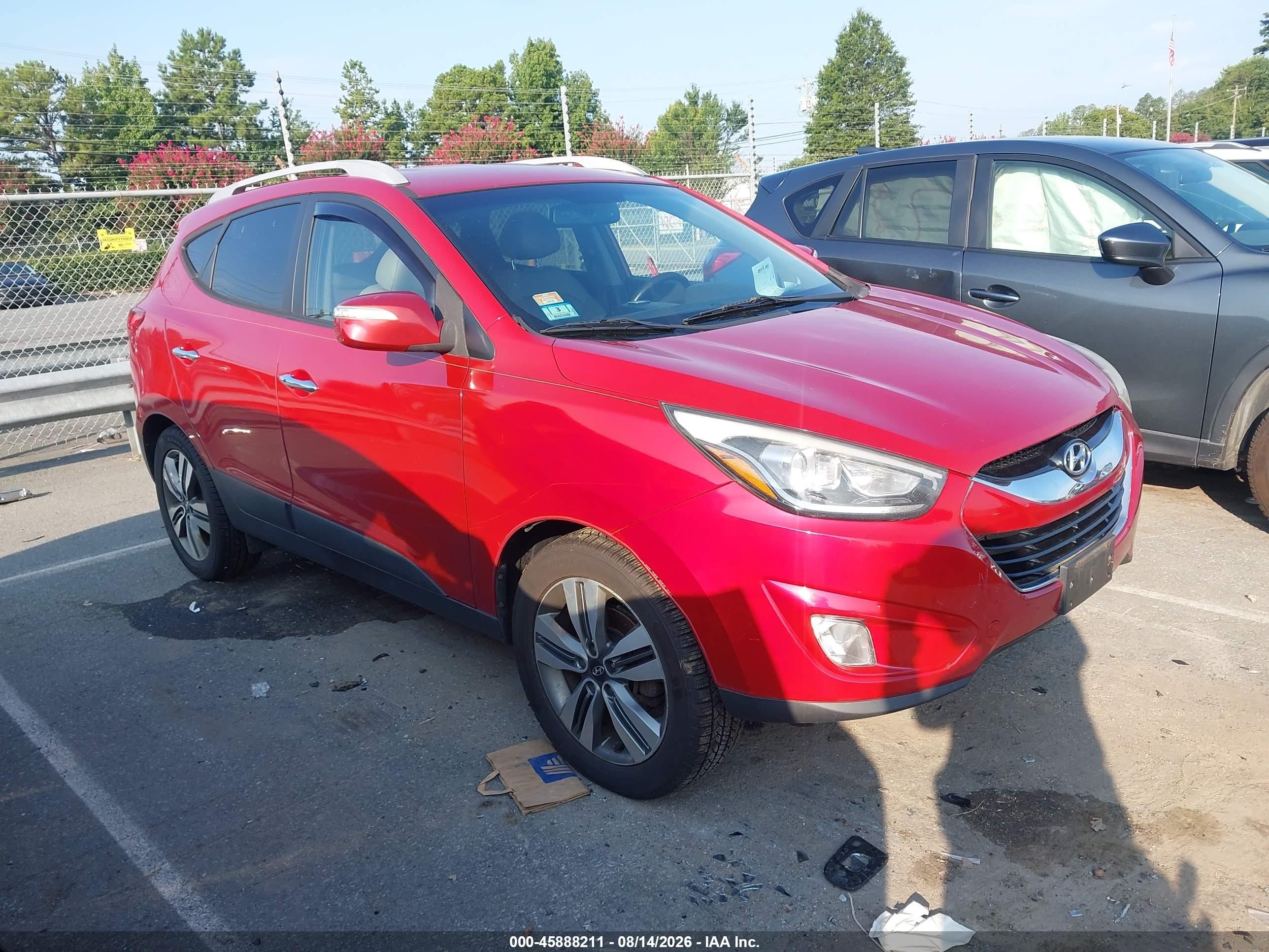 2015 Hyundai Tucson Limited Red vin: KM8JUCAGXFU110900