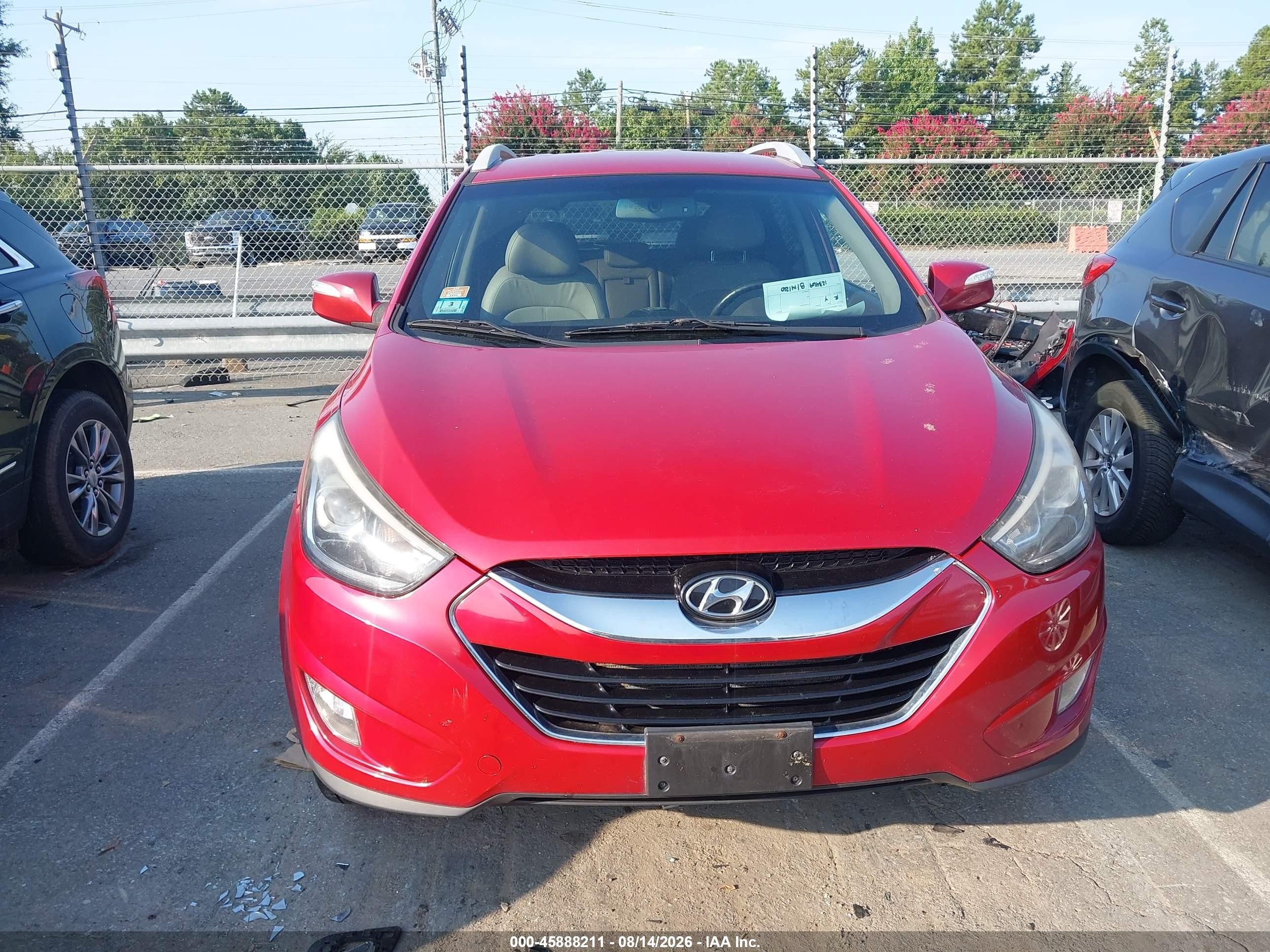 2015 Hyundai Tucson Limited Red vin: KM8JUCAGXFU110900