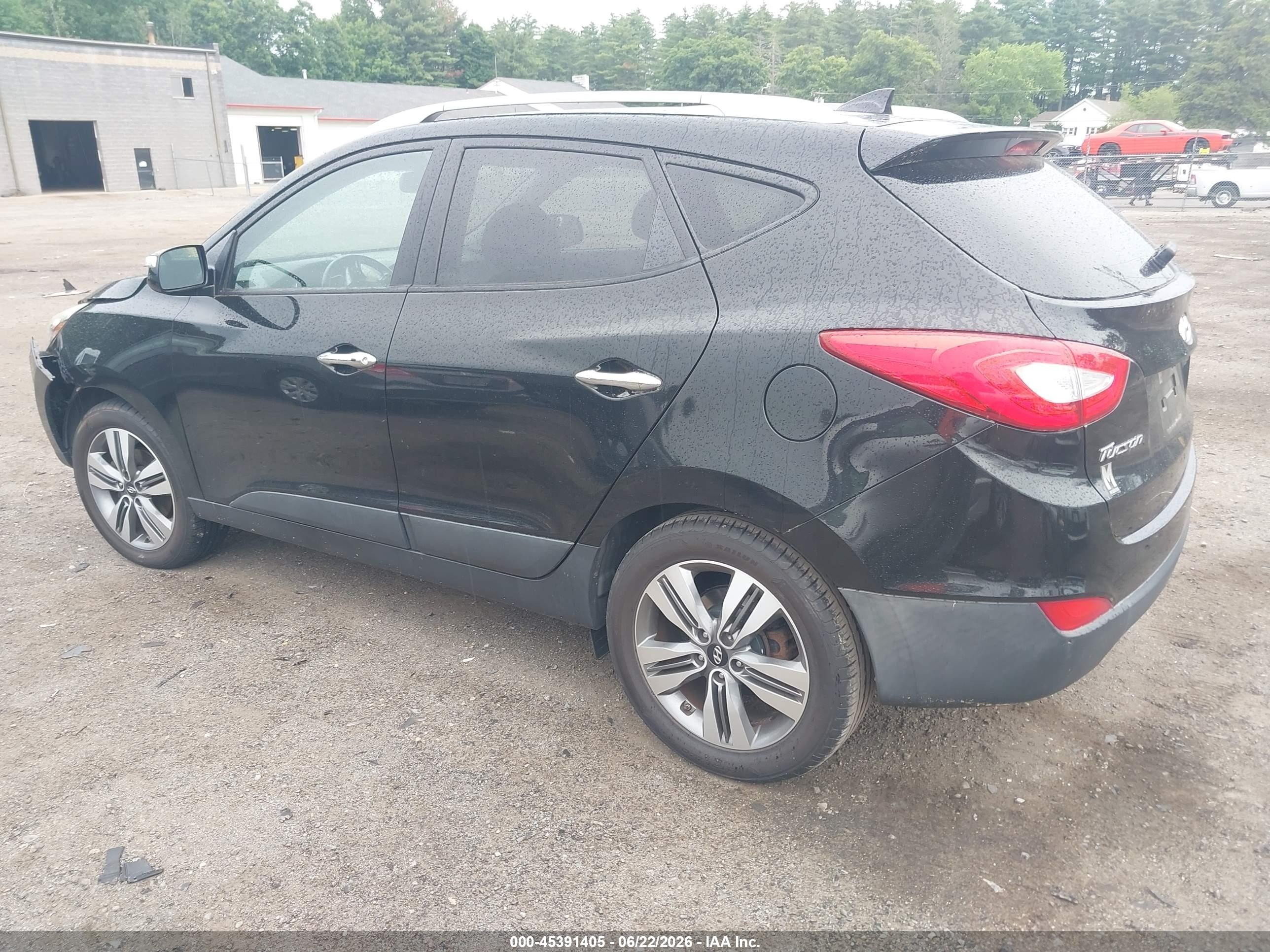 2015 Hyundai Tucson Limited Black vin: KM8JUCAGXFU118026