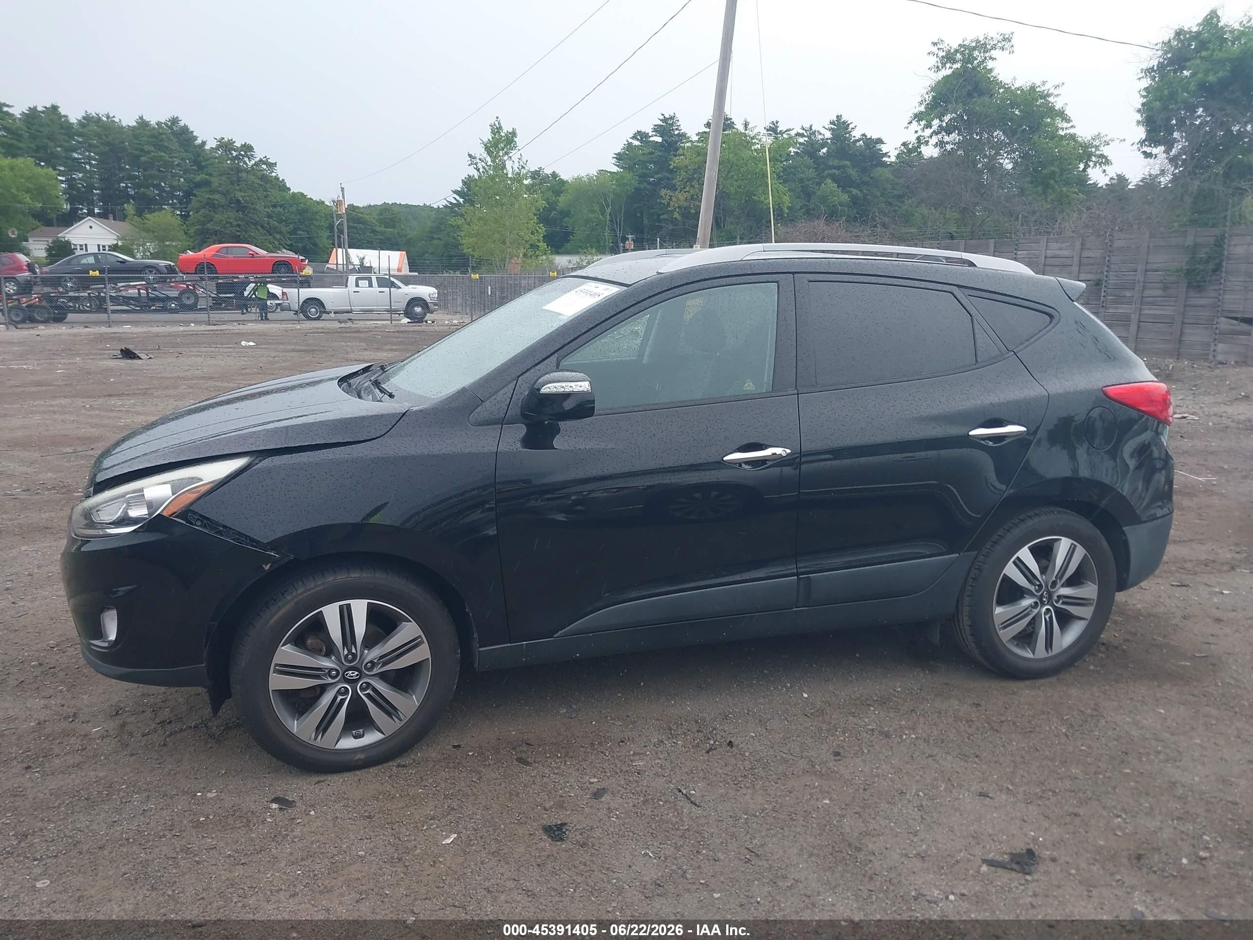 2015 Hyundai Tucson Limited Black vin: KM8JUCAGXFU118026