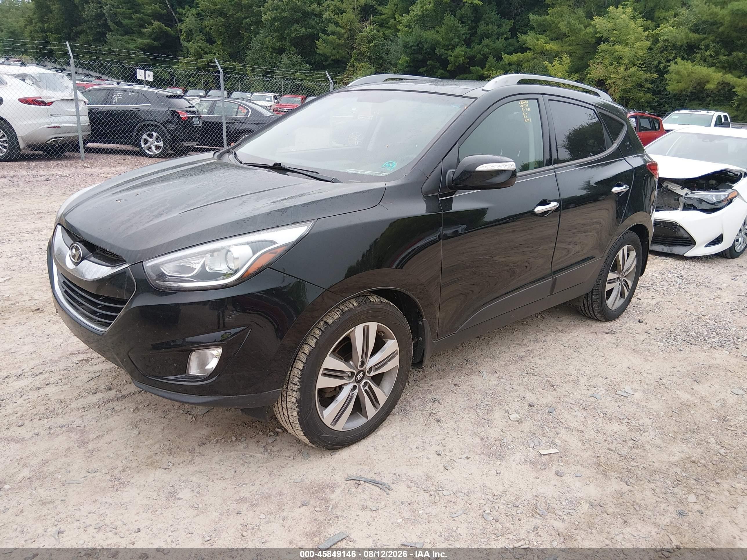 2015 Hyundai Tucson Limited Black vin: KM8JUCAGXFU971297