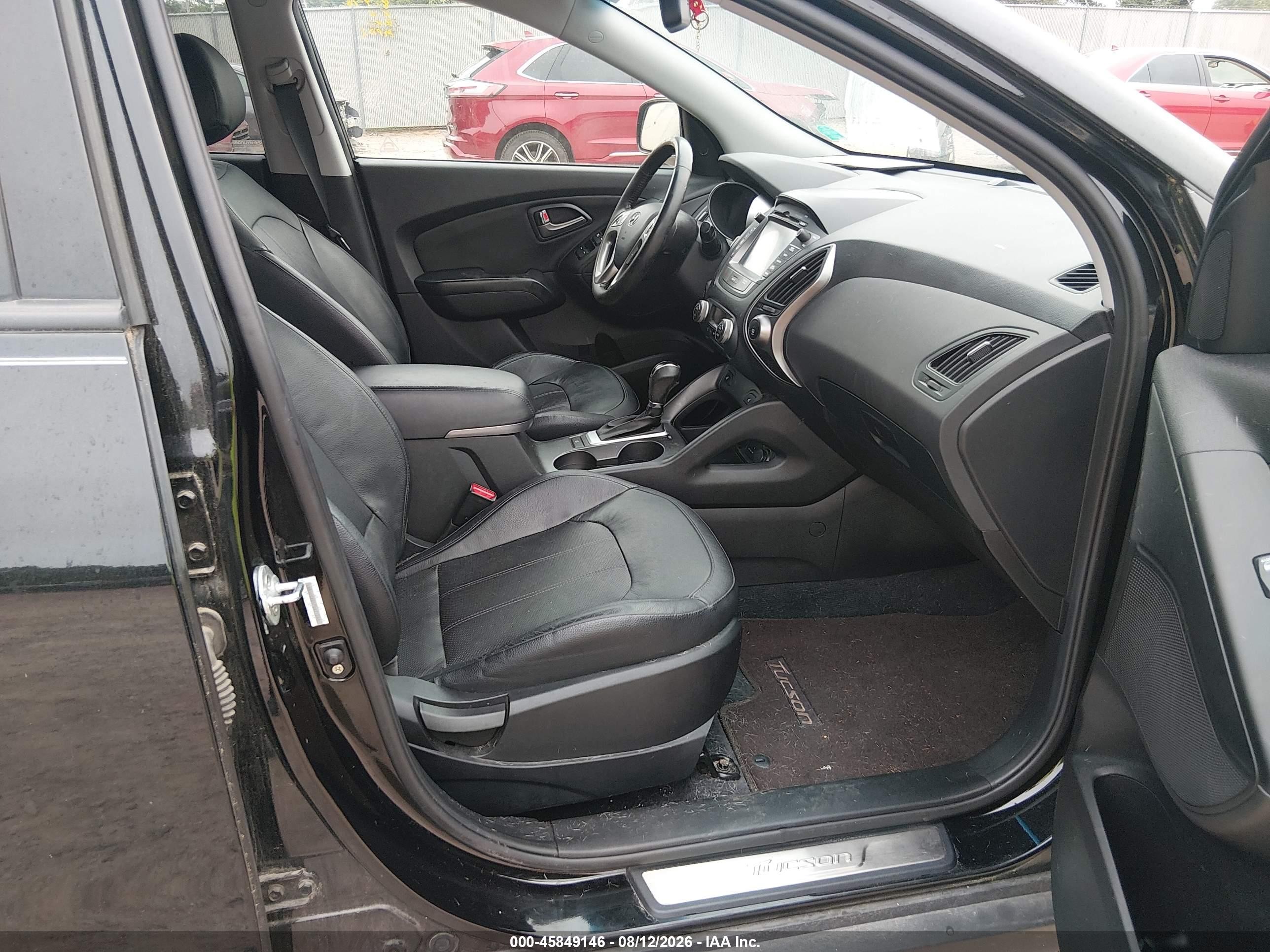 2015 Hyundai Tucson Limited Black vin: KM8JUCAGXFU971297
