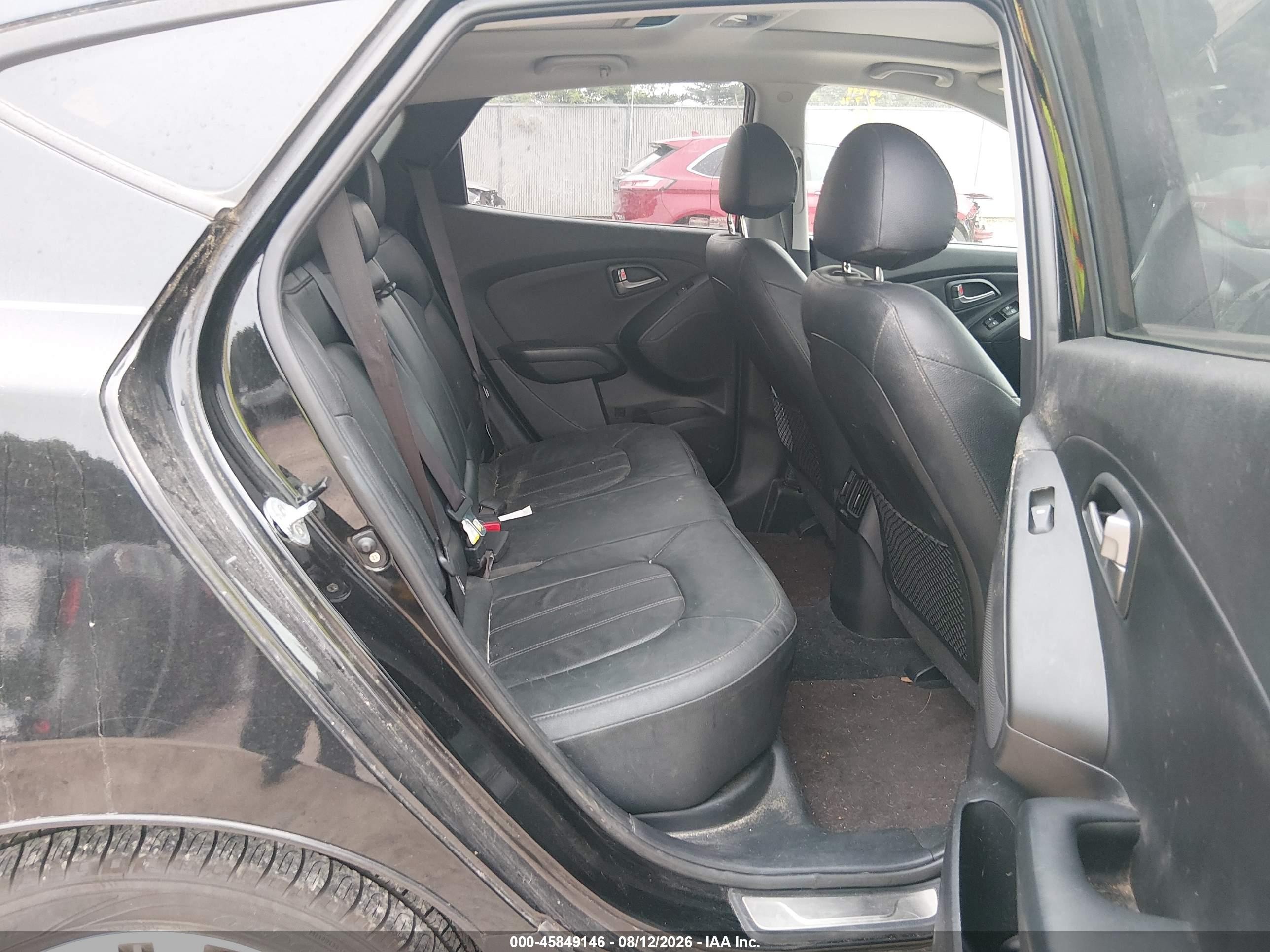 2015 Hyundai Tucson Limited Black vin: KM8JUCAGXFU971297
