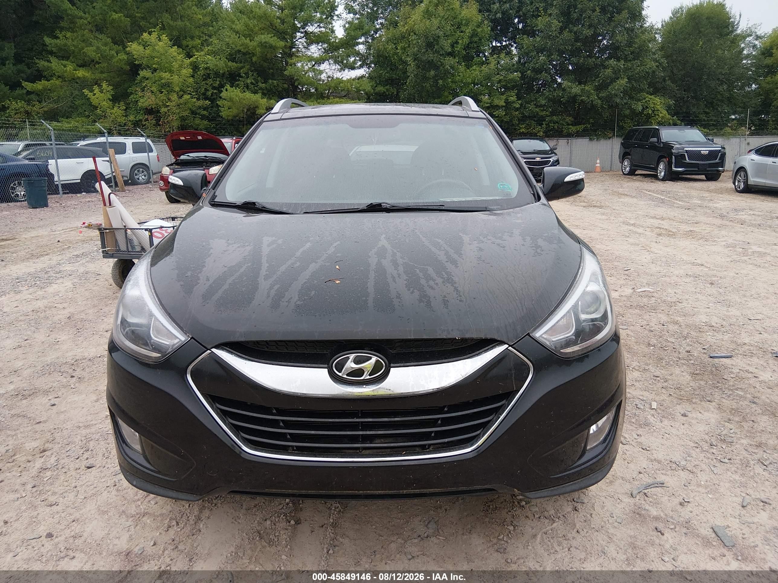 2015 Hyundai Tucson Limited Black vin: KM8JUCAGXFU971297