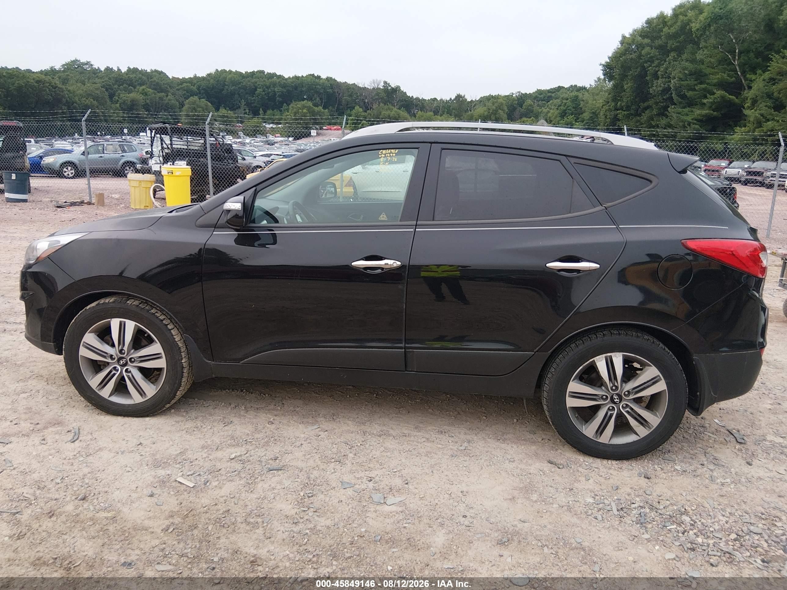 2015 Hyundai Tucson Limited Black vin: KM8JUCAGXFU971297