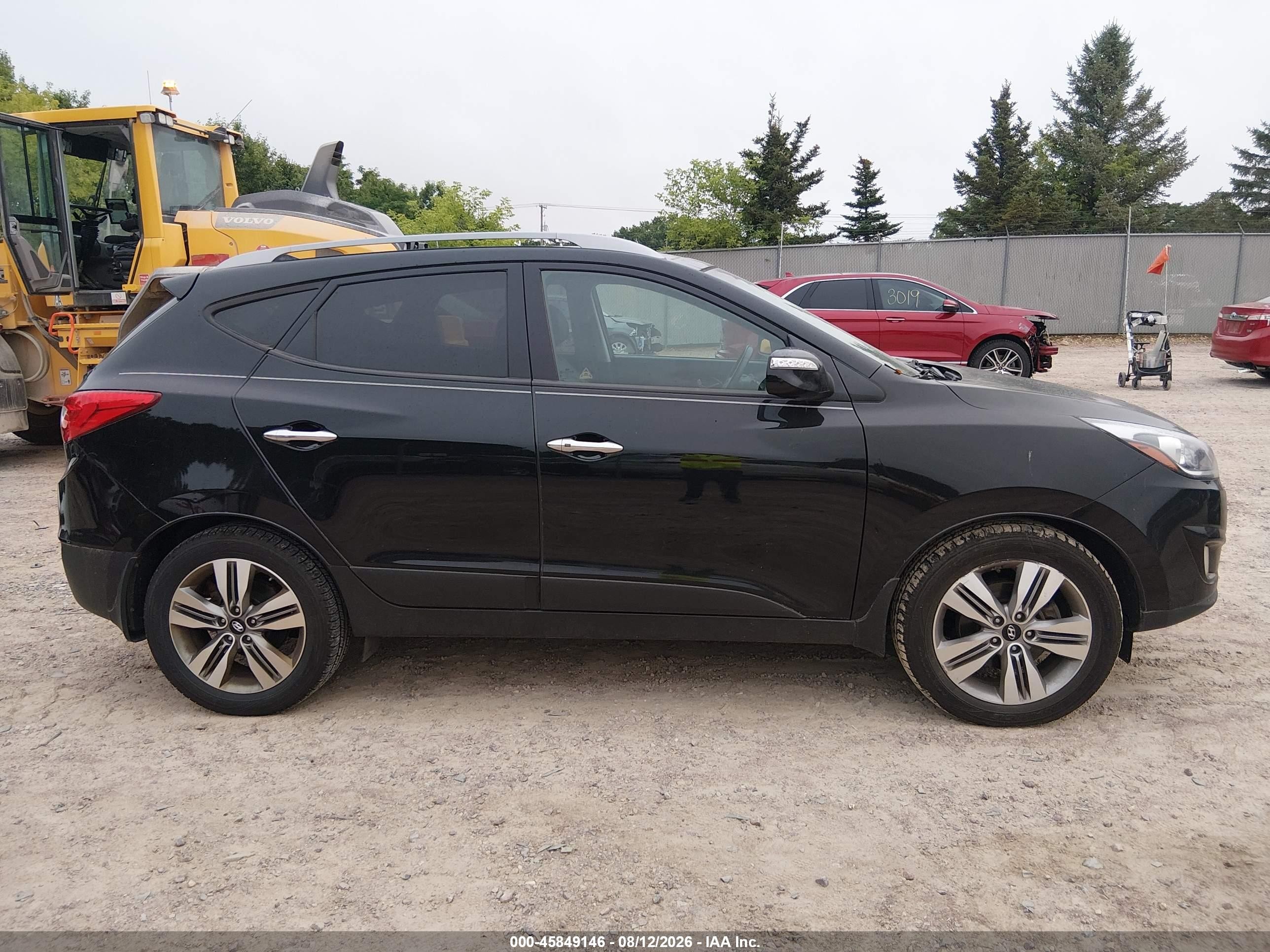 2015 Hyundai Tucson Limited Black vin: KM8JUCAGXFU971297