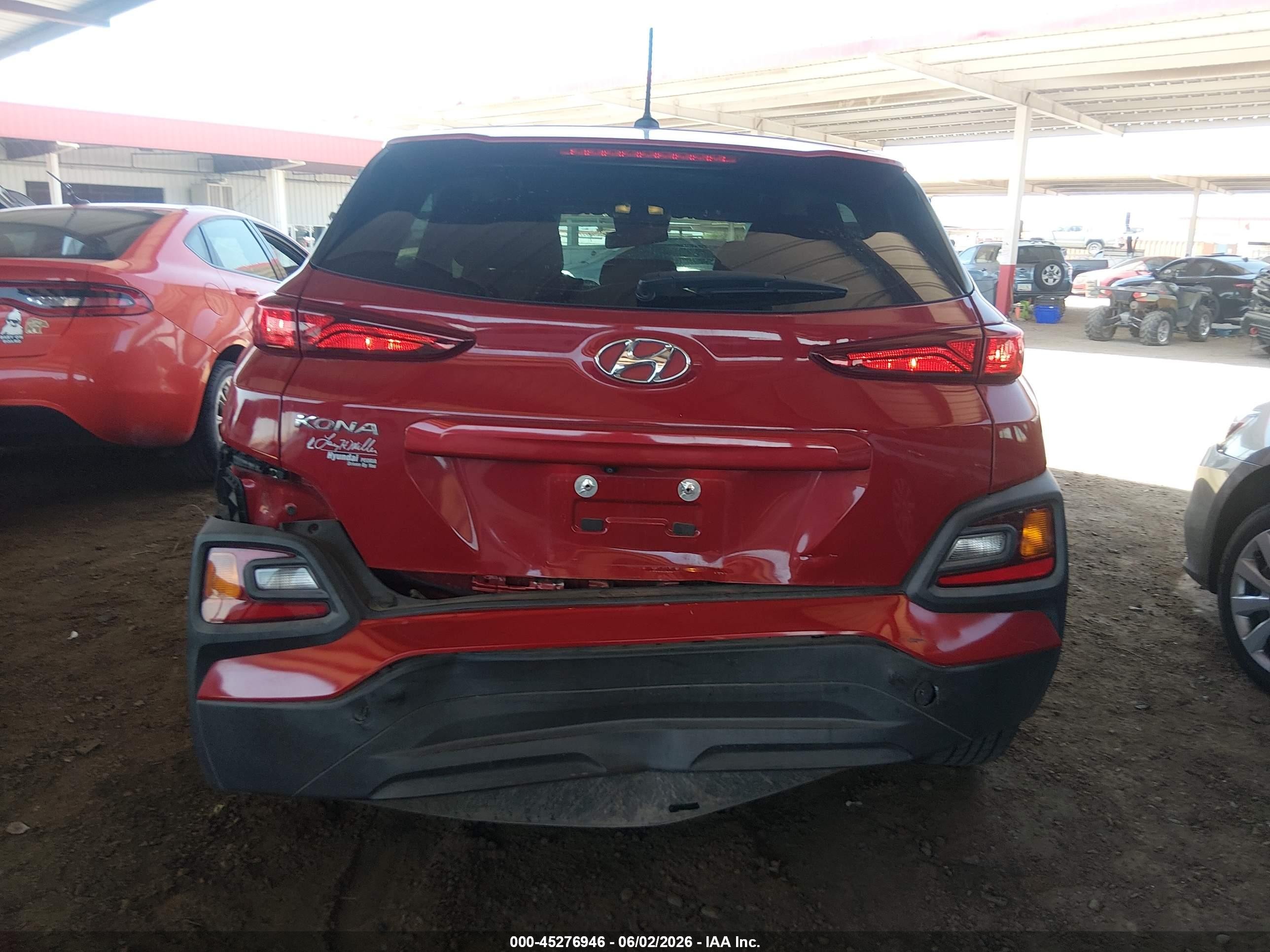 2019 Hyundai Kona Se Красный vin: KM8K12AA0KU268451