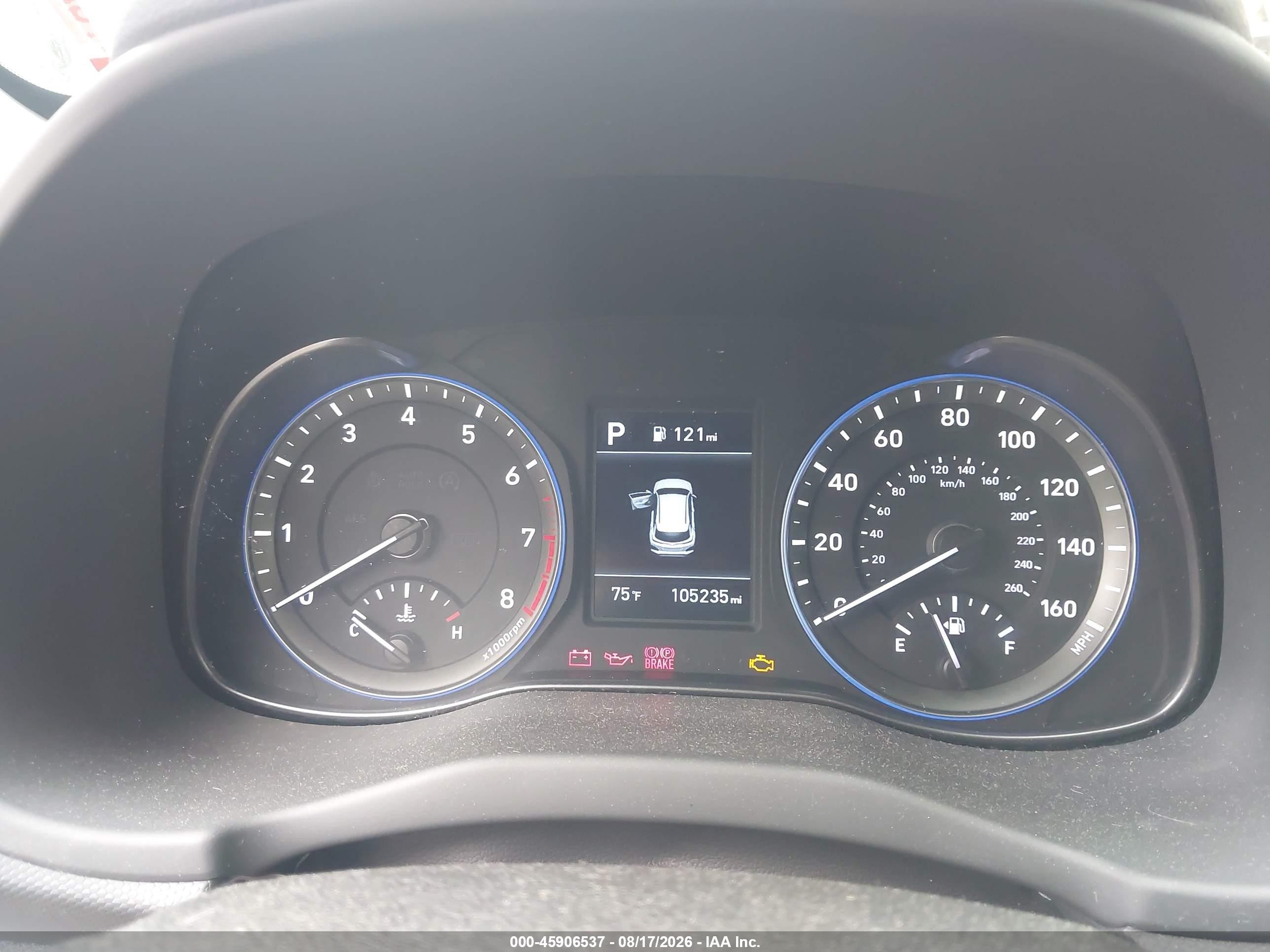 2019 Hyundai Kona Se Синий vin: KM8K12AA2KU242935