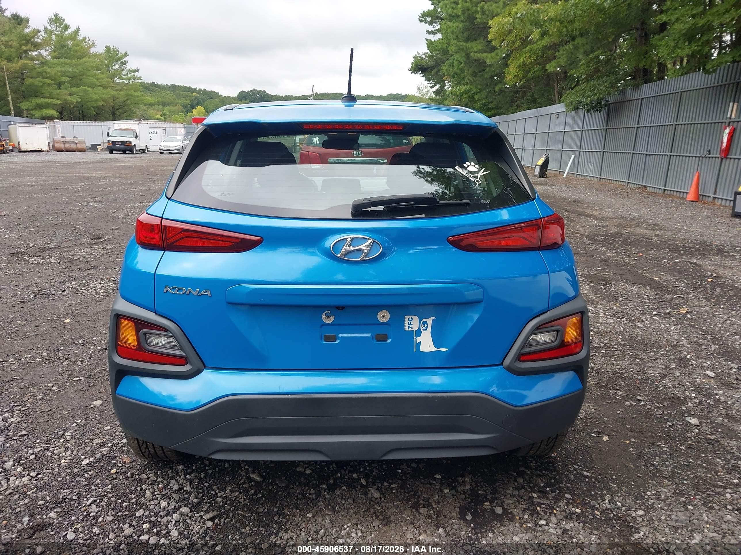 2019 Hyundai Kona Se Синий vin: KM8K12AA2KU242935