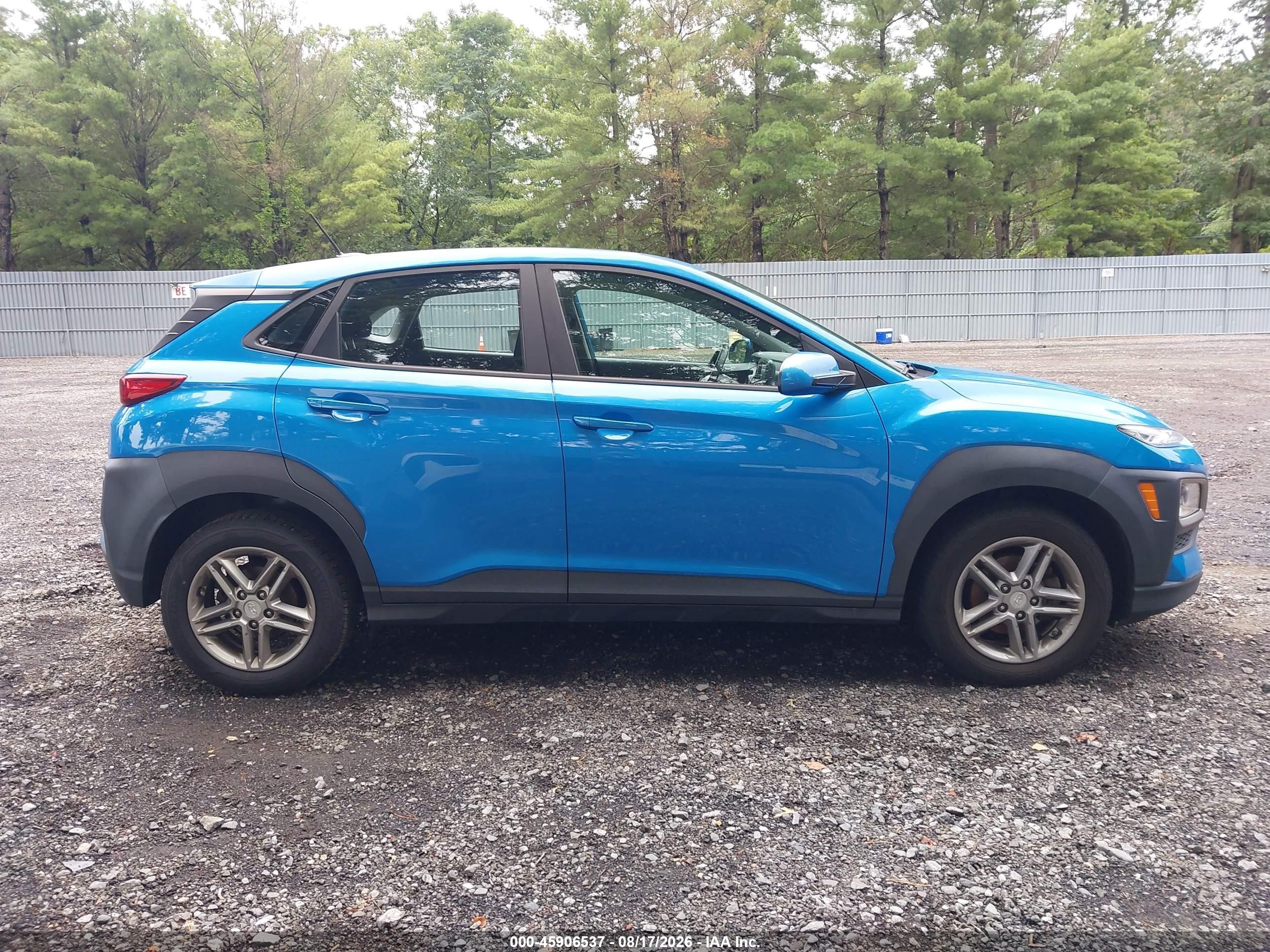 2019 Hyundai Kona Se Синий vin: KM8K12AA2KU242935