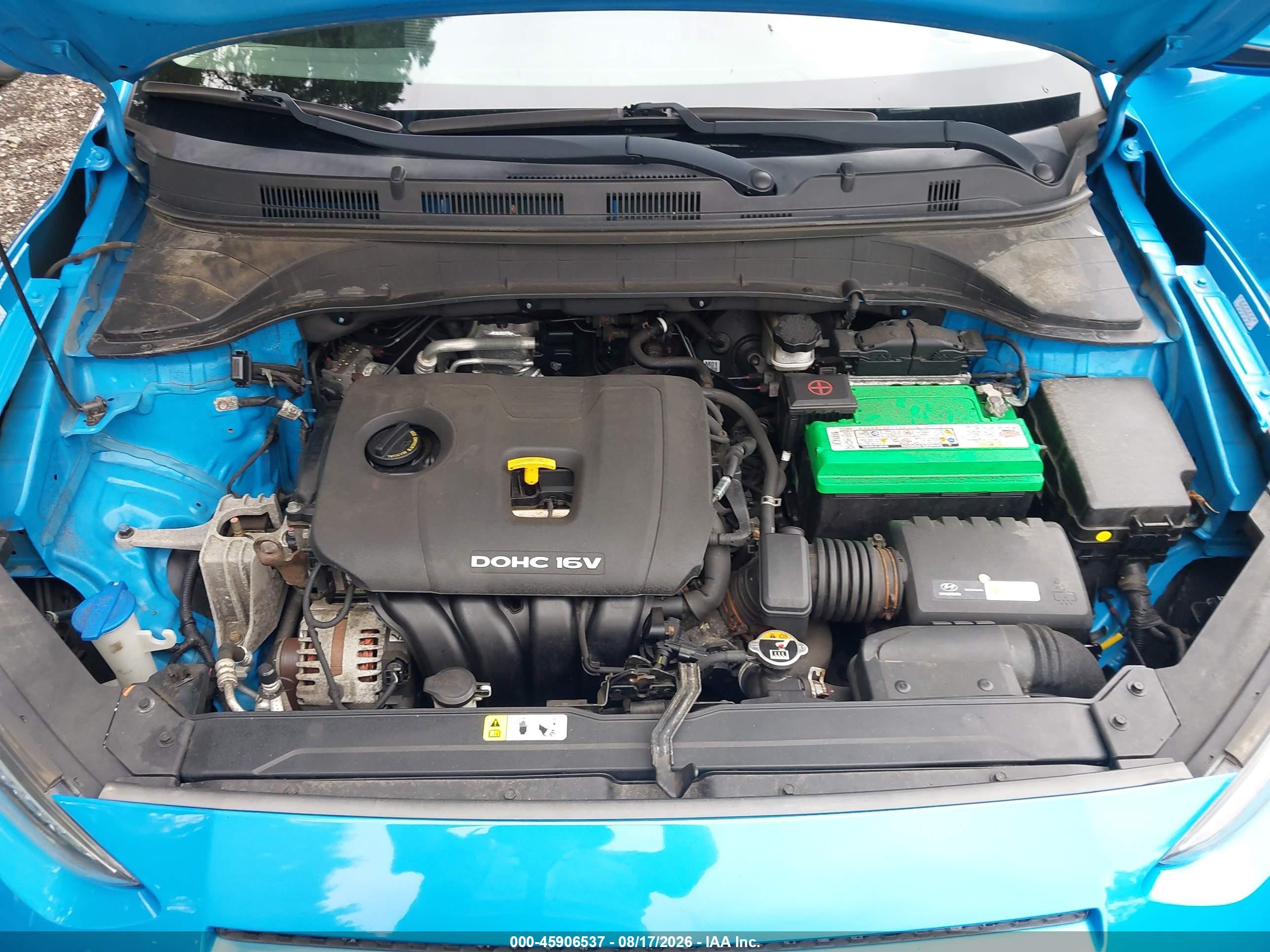 2019 Hyundai Kona Se Синий vin: KM8K12AA2KU242935