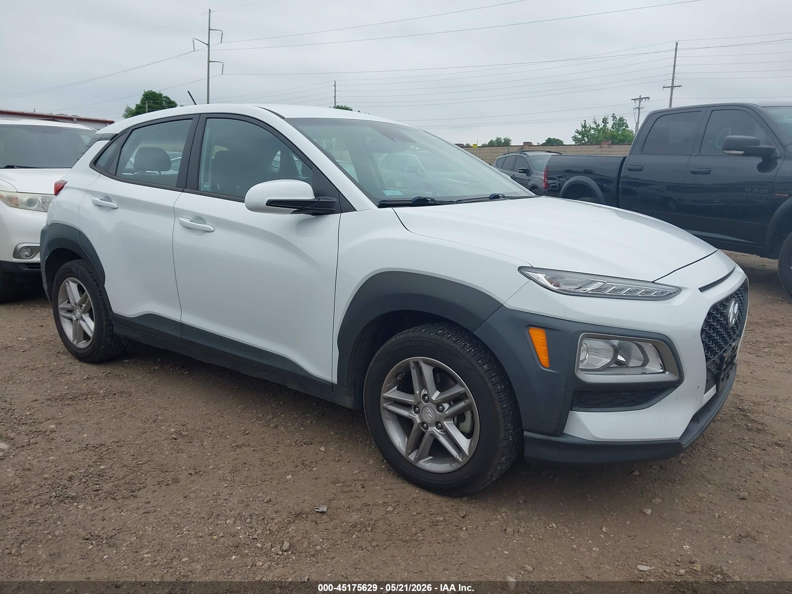2021 Hyundai Kona Se Белый vin: KM8K12AA3MU641386